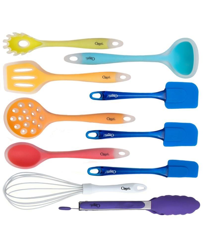 Ozeri 11 Piece Cooking Utensil Set with Utensil Crock