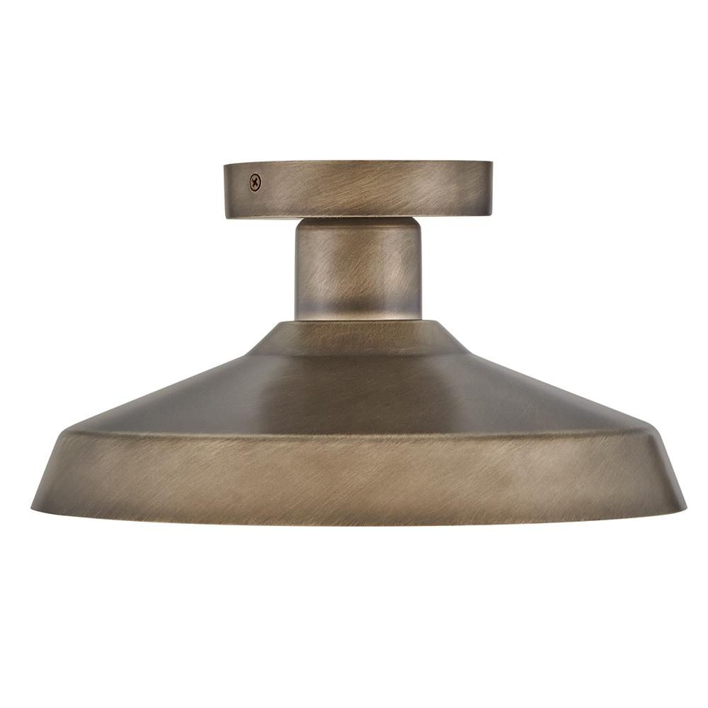 Forge Burnished Bronze Outdoor Flush Mount