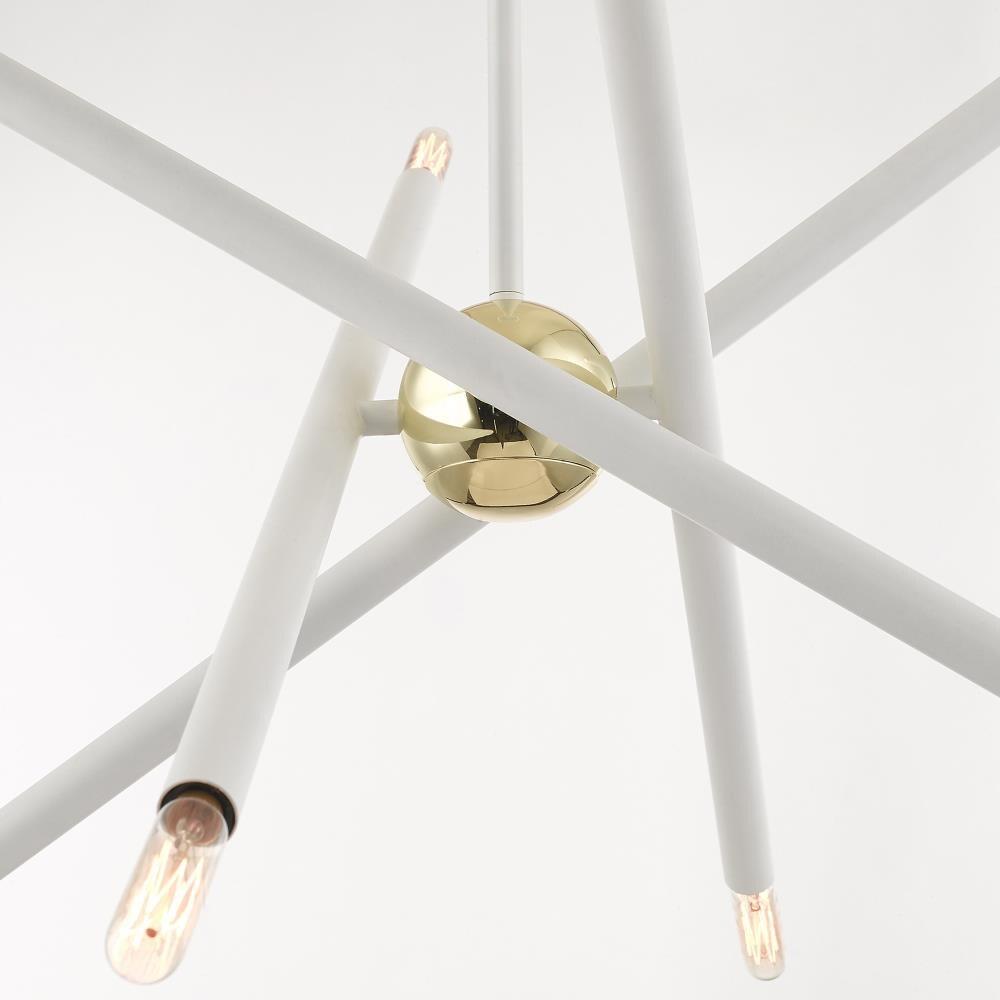 Livex Lighting Soho 8 - Light Chandelier in  White