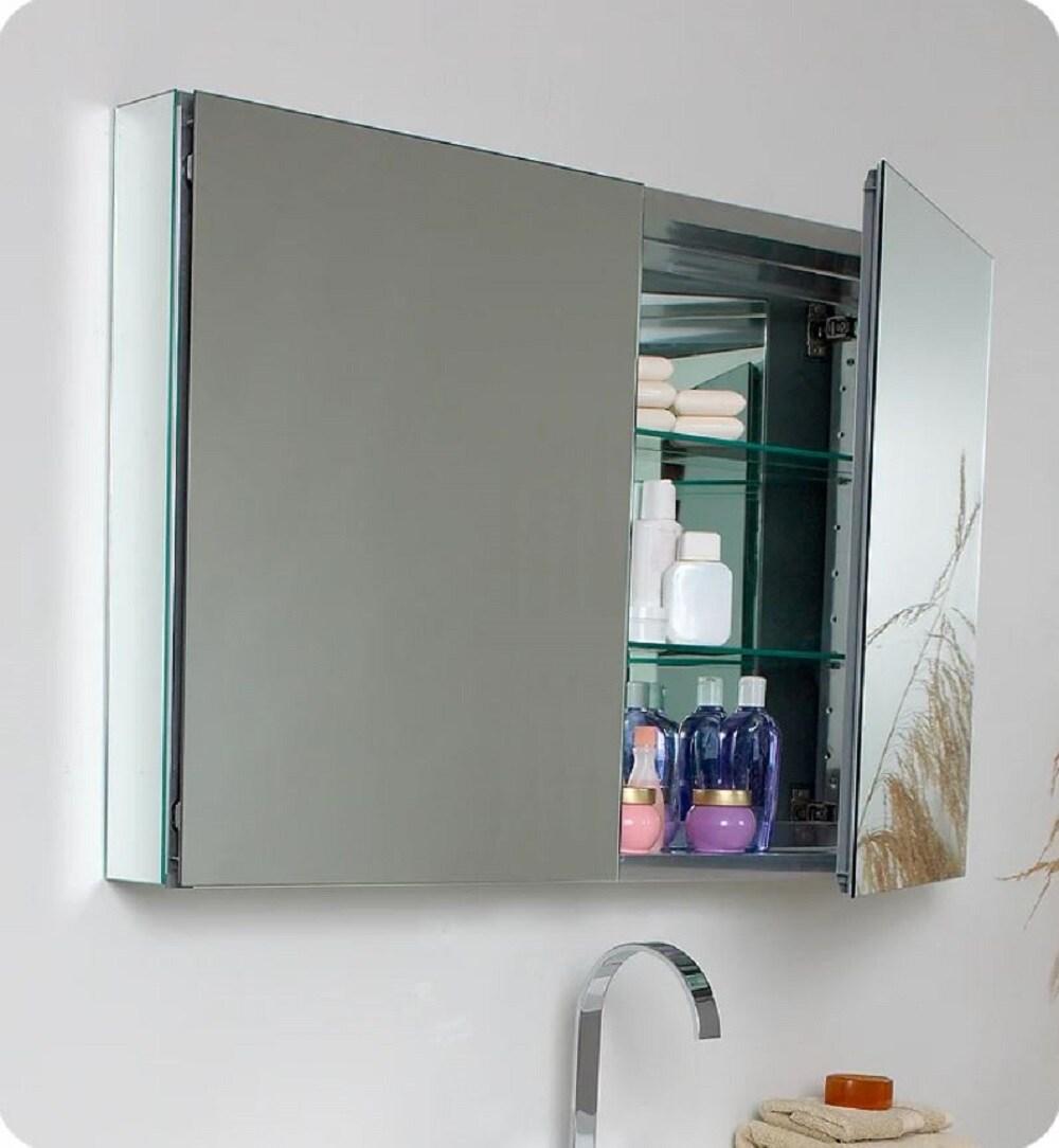 Mezzo 48"Black Wall Hung Bathroom Vanity & Medicine Cabinet