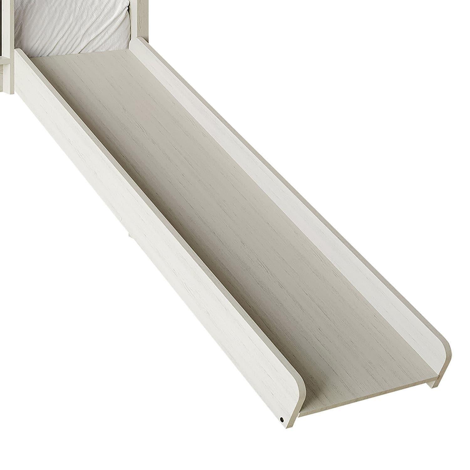 ChaletPosh Twin Size Wooden Loft Bed in Antique Grey