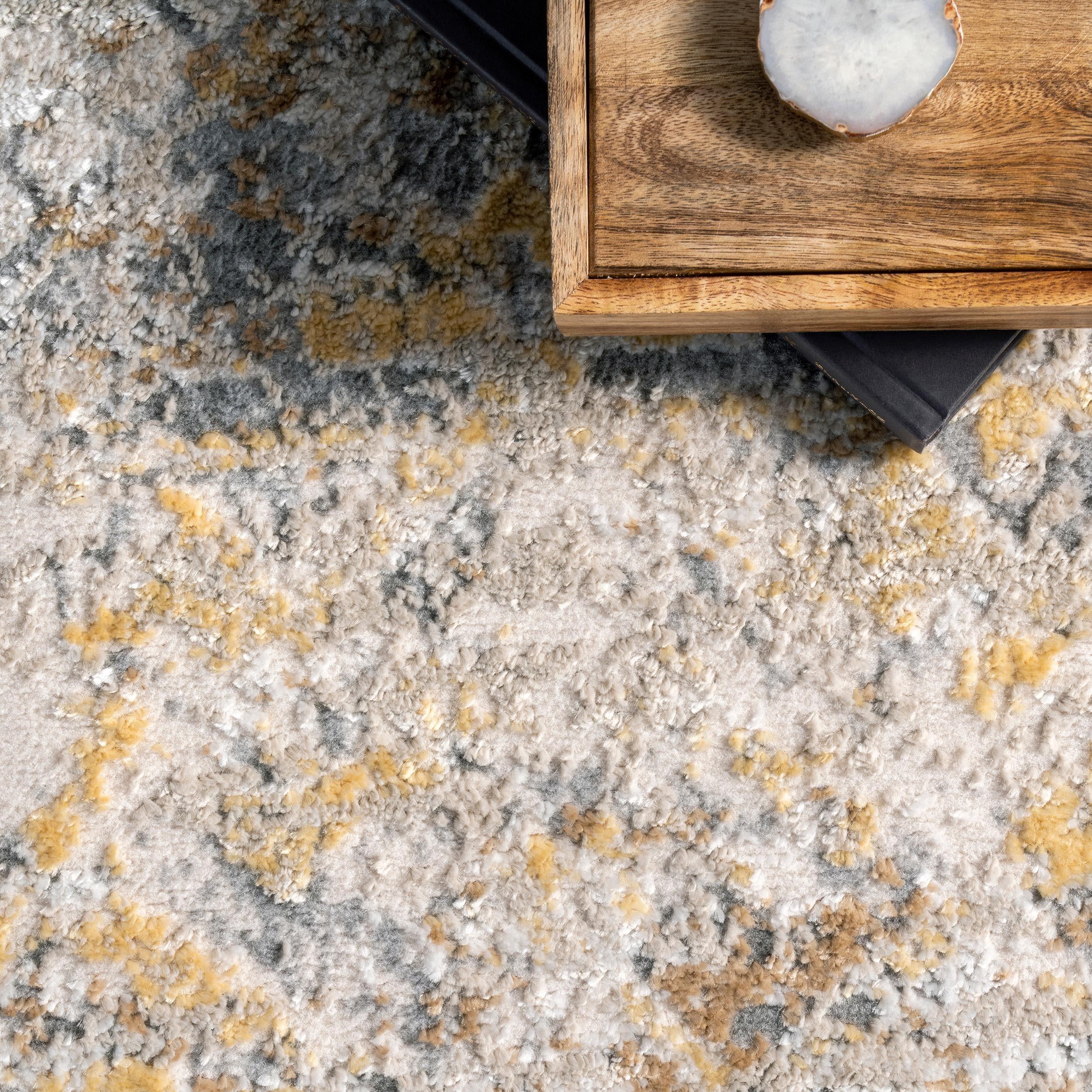 Nuloom Madisson Medallion 2x10 Runner Indoor Area Rug for Living Room Bedroom Dining Room Entryway Hallway Kitchen, Gold/Ivory
