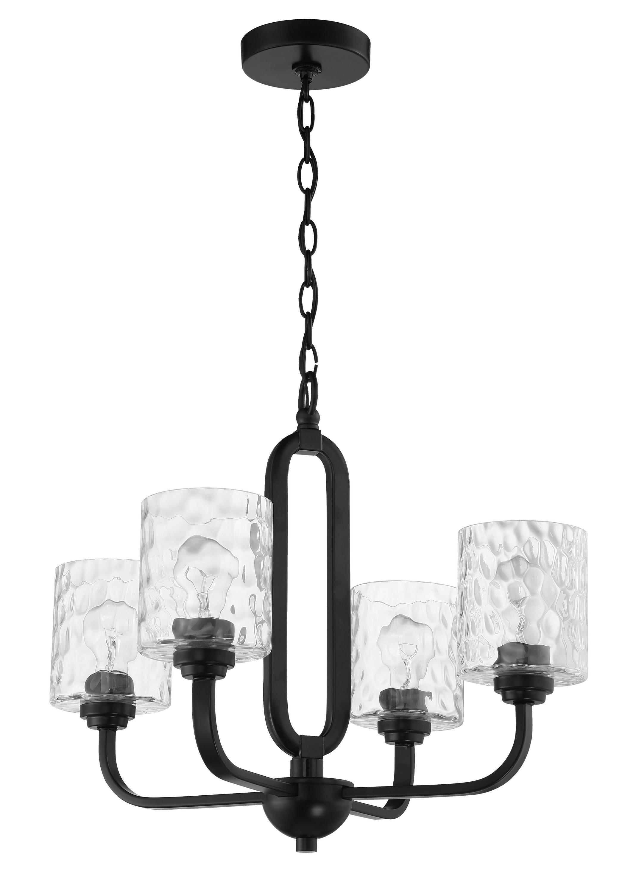 Craftmade Lighting 4 - Light Chandelier in  Flat Black