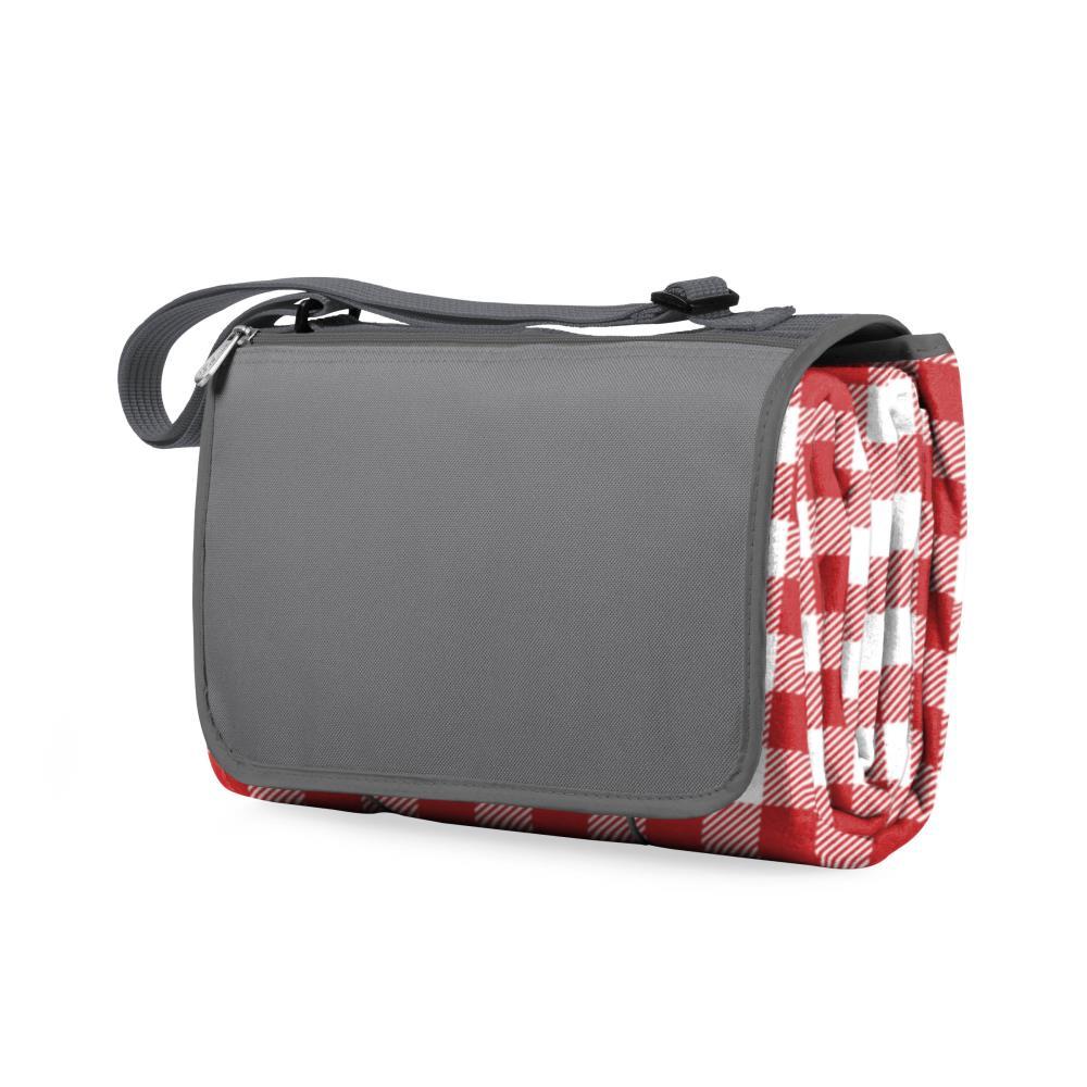 Picnic Time XL Outdoor Blanket Tote - Red/White