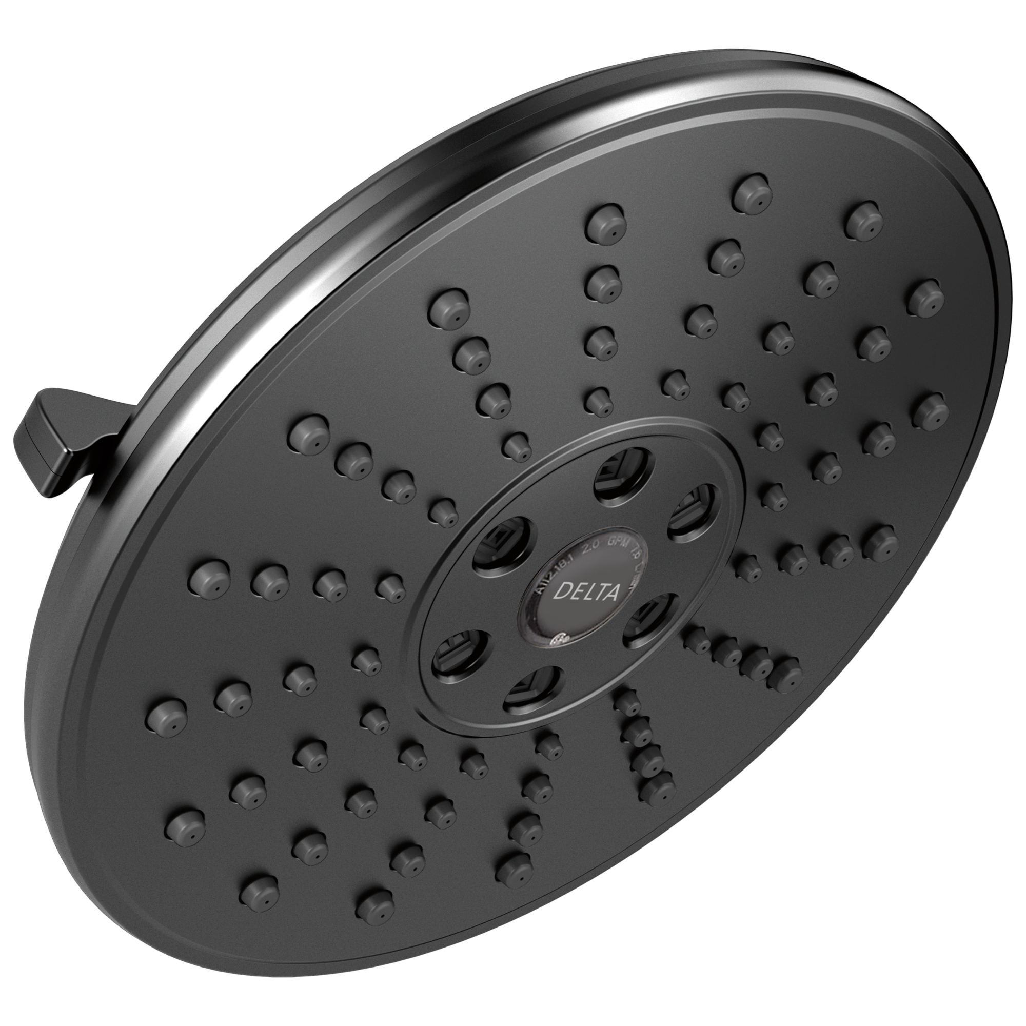 Universal Showering Components Shower Head in Matte Black