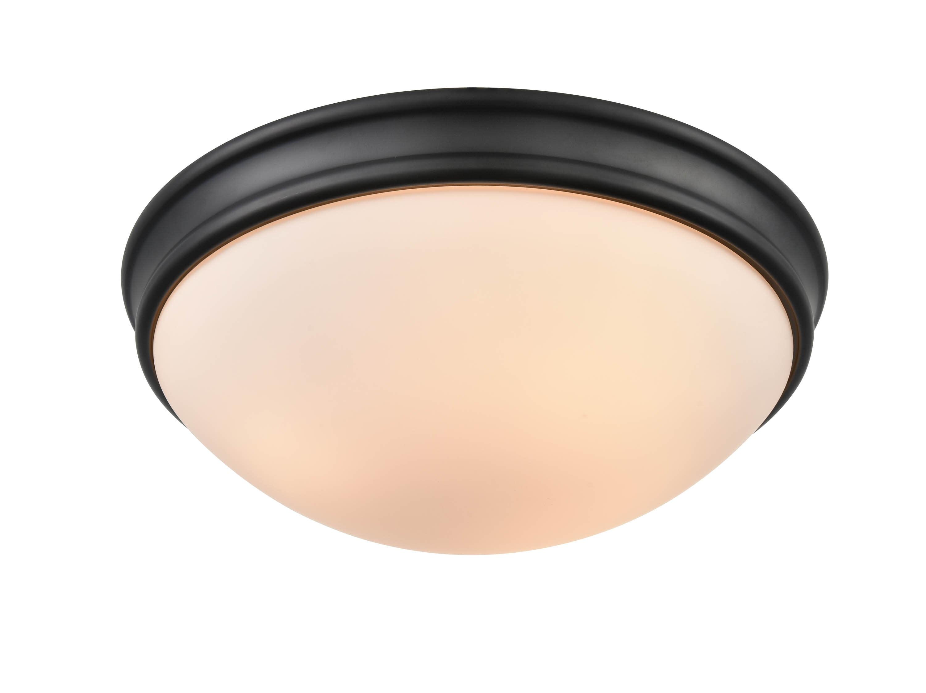 Millennium Lighting 3 - Light Flush Mount in  Matte Black