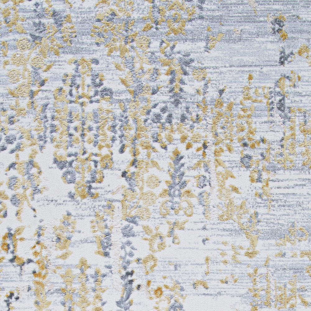 Calinda Samovar Gold-Silver-Ivory Area Rug - Multiple Sizes