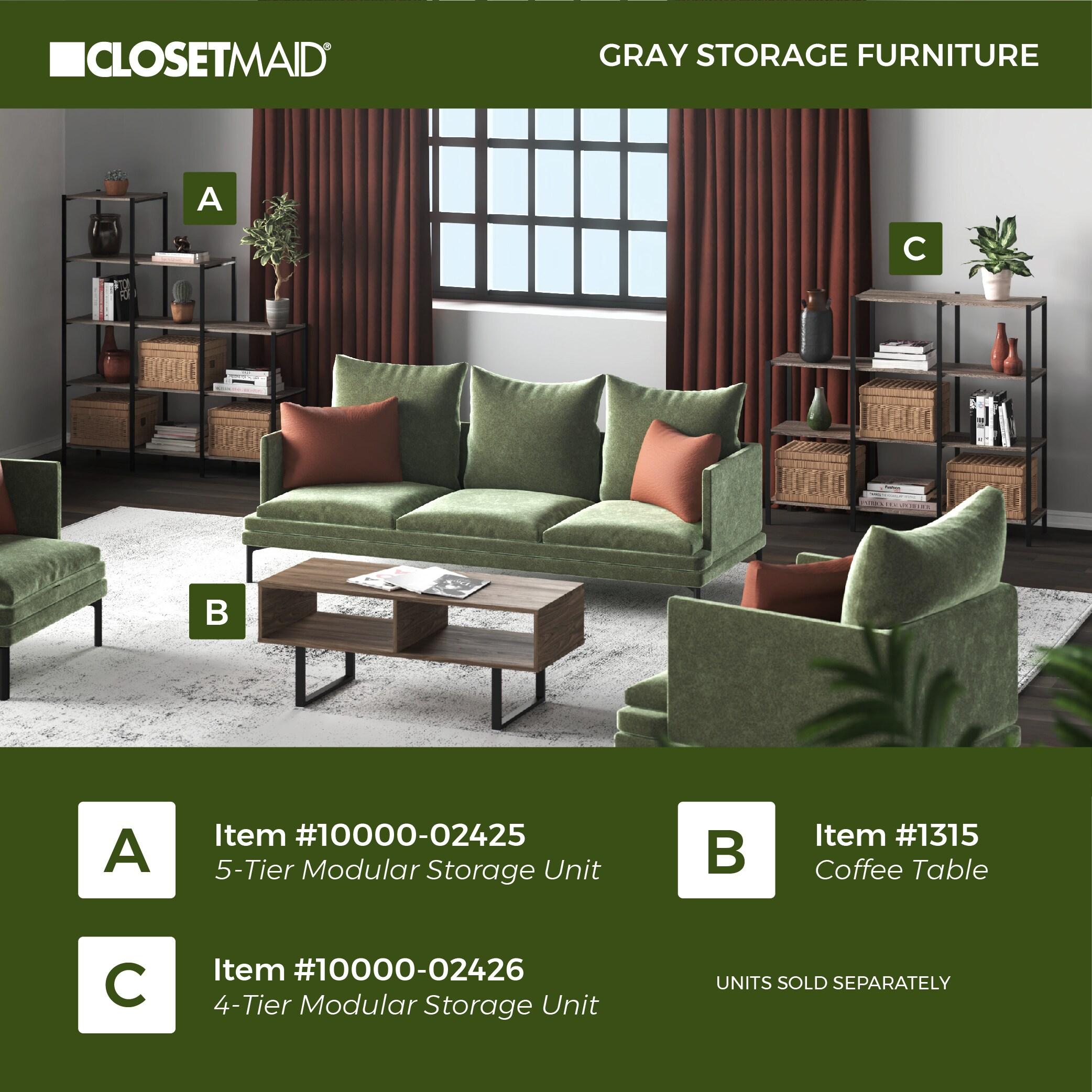 ClosetMaid 45.67'' W Steel Frame Step Bookcase