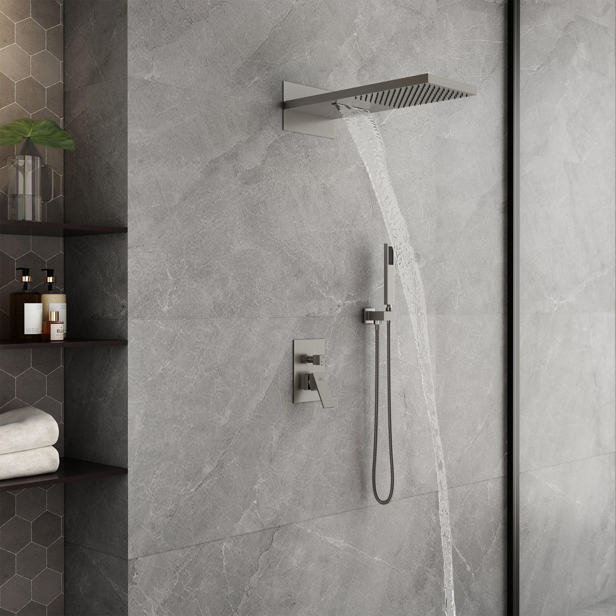 Cascade Bliss Luxury Complete Shower System with Rough-in Valve