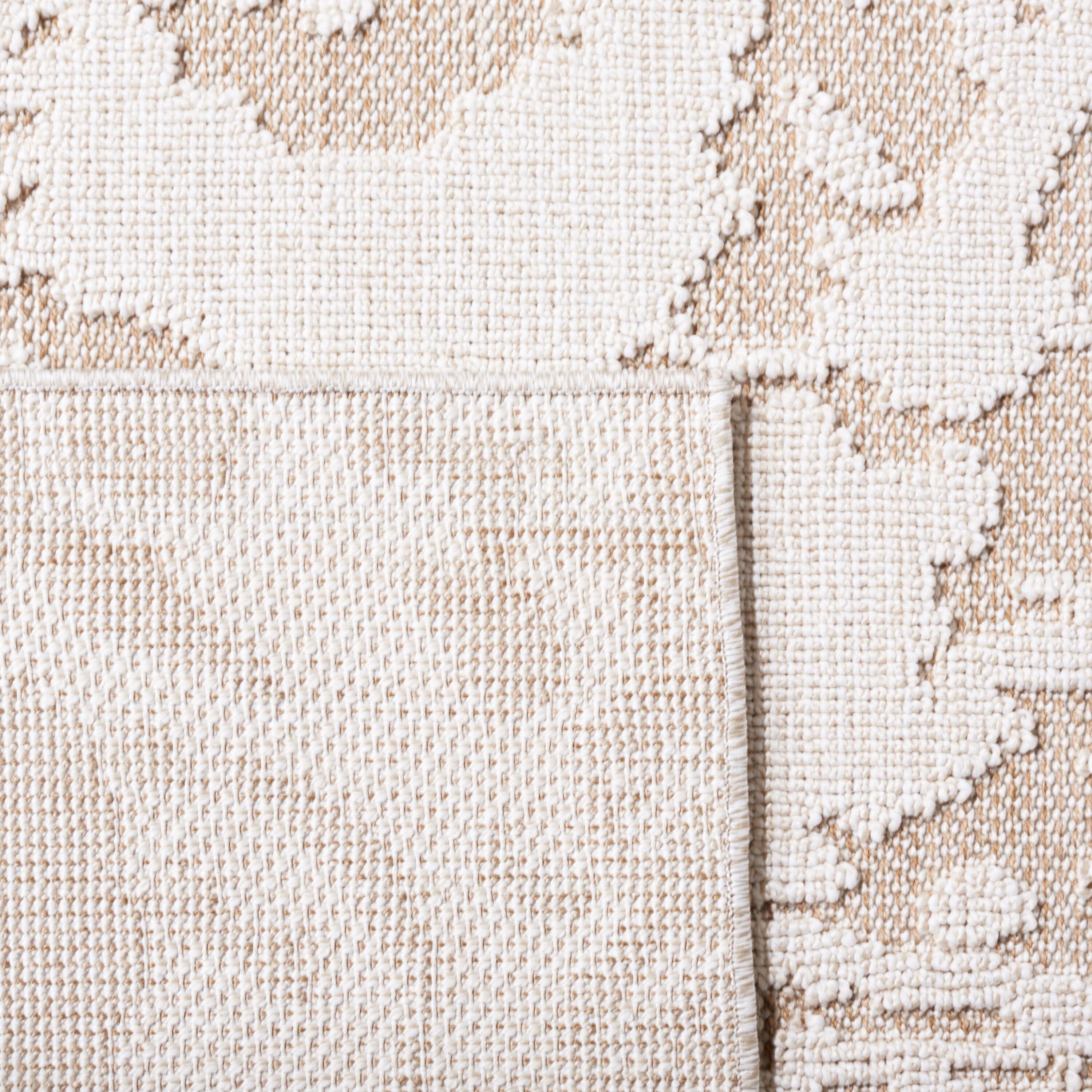 SAFAVIEH Global Herleva Abstract Indoor/Outdoor Area Rug, Beige/Light Beige, 9' x 12'