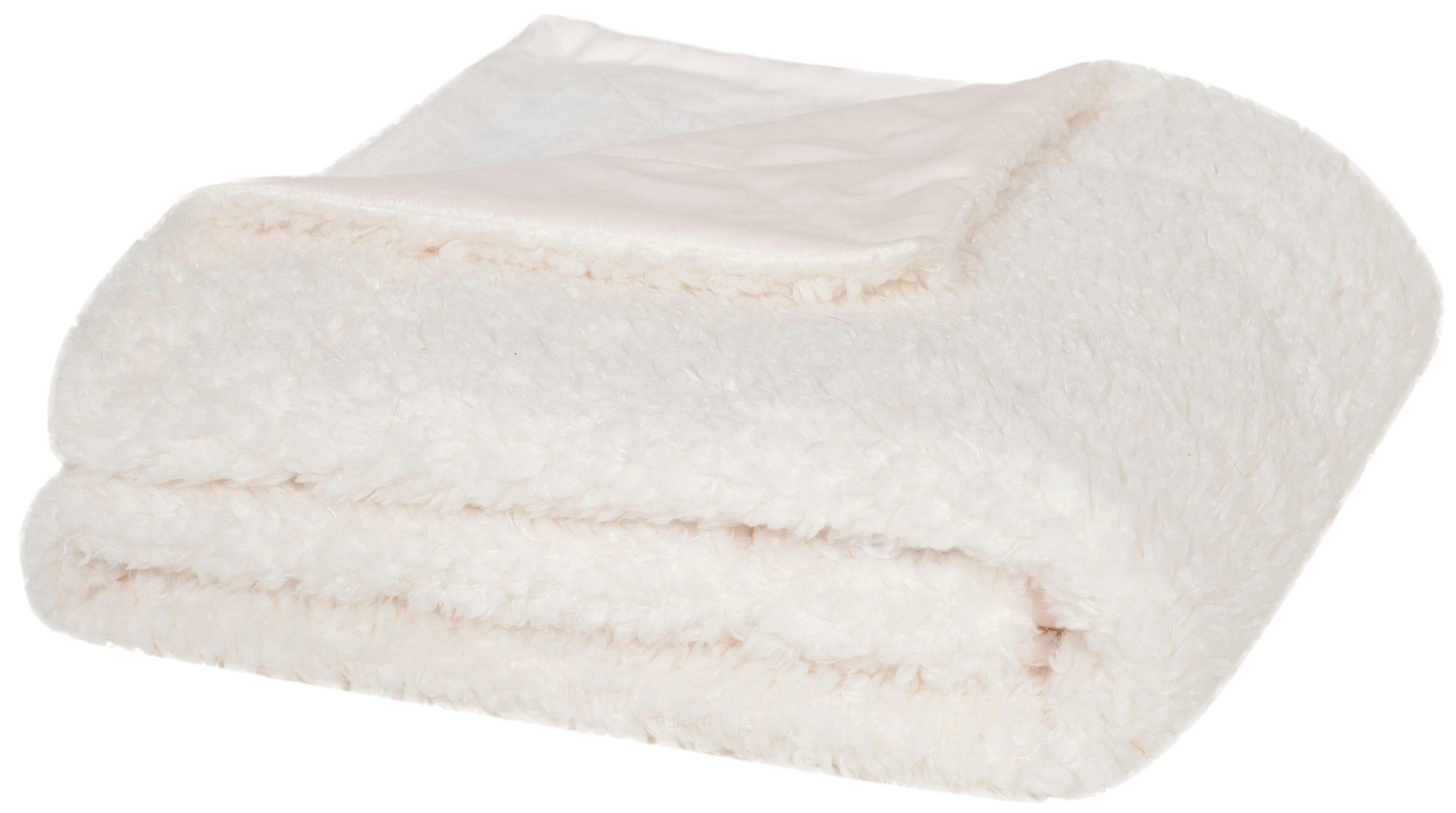 Marshmallow Throw Blanket - Crème - 50" x 60" - Safavieh .