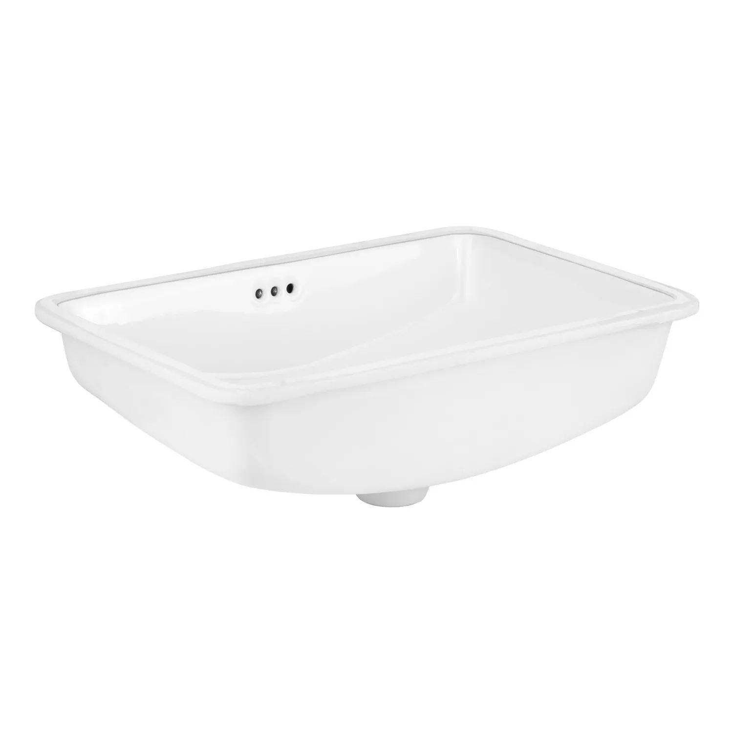 Myers 21" White Ceramic Rectangular Undermount Bathroom Sink