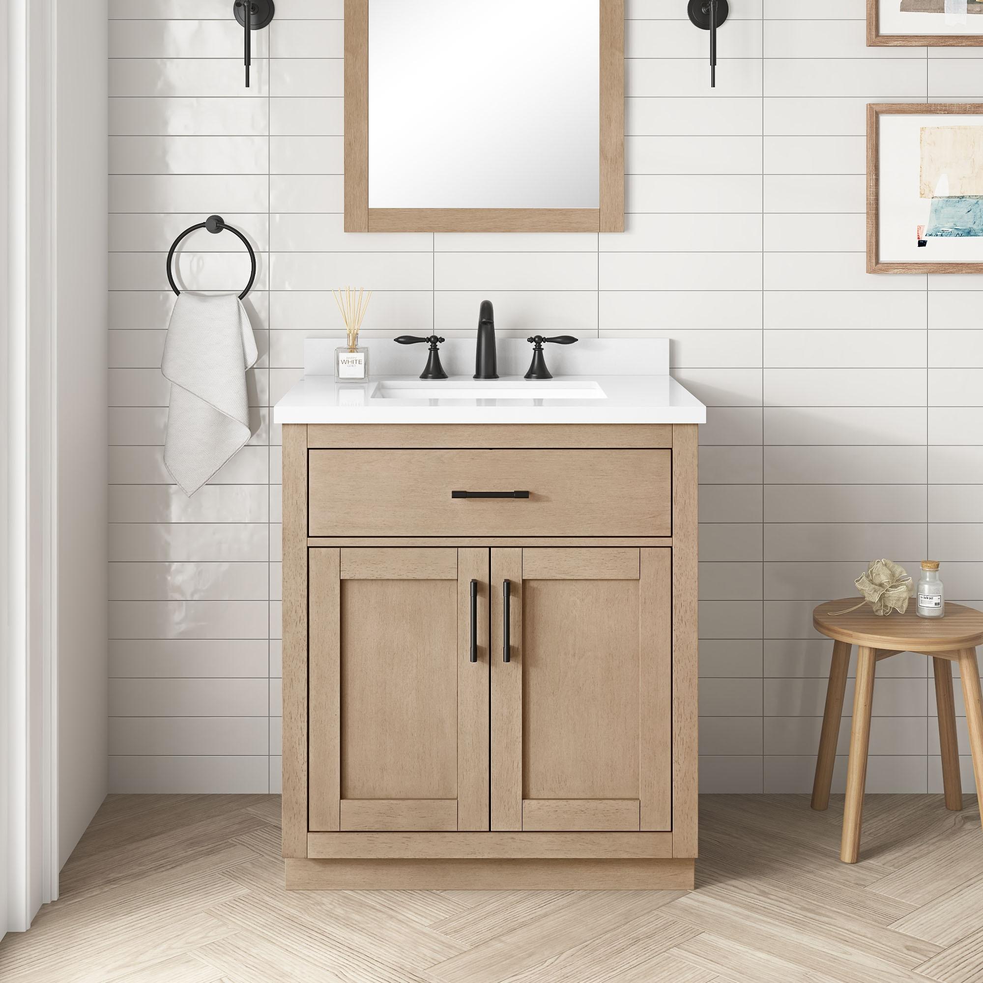 OVE Decors Bailey 30" Single Bathroom Vanity Set with Premium Countertop