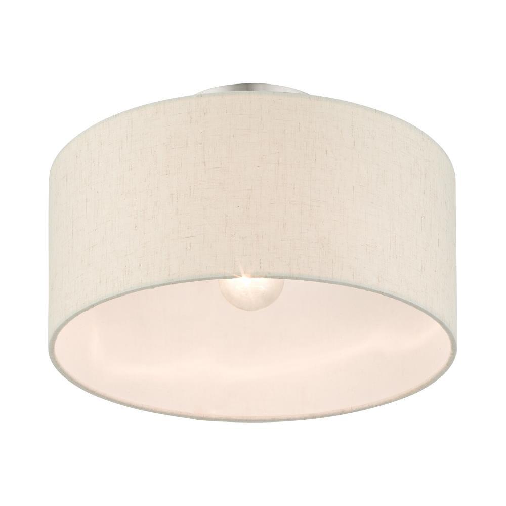 Darian Fabric Semi Flush Mount