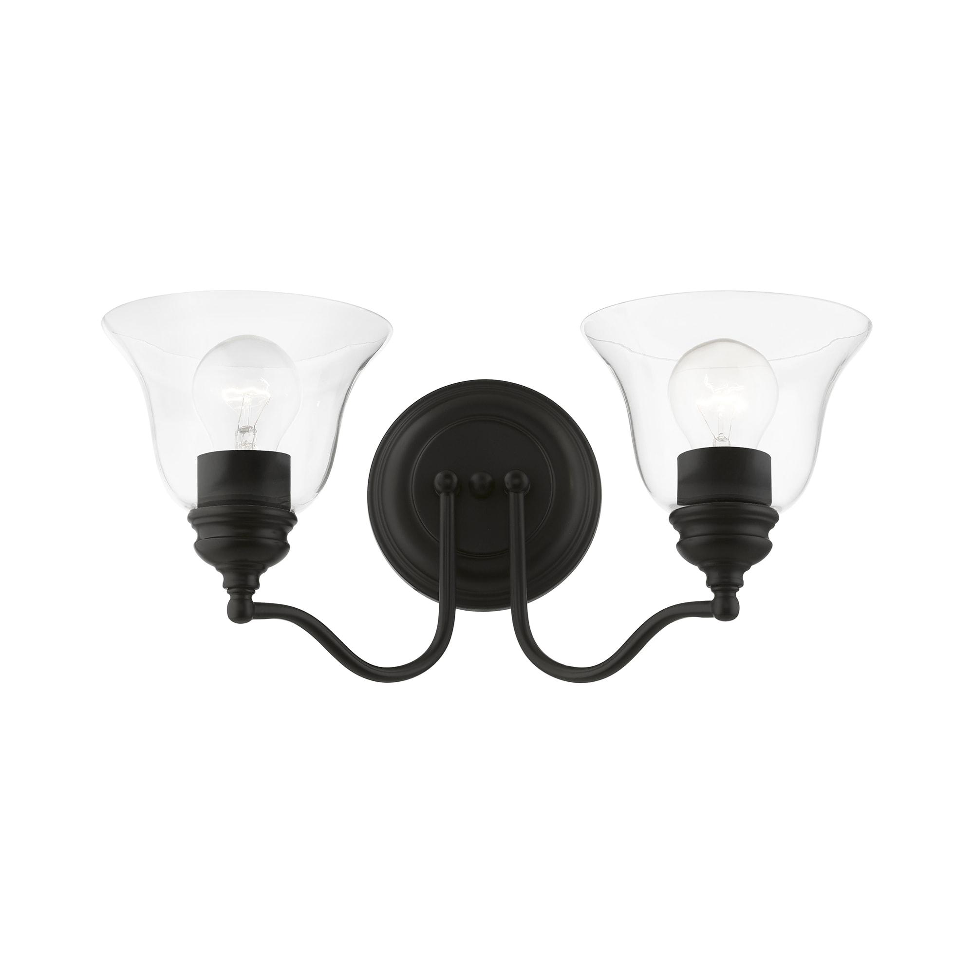 Livex Lighting Moreland 2 - Light Vanity in  Black