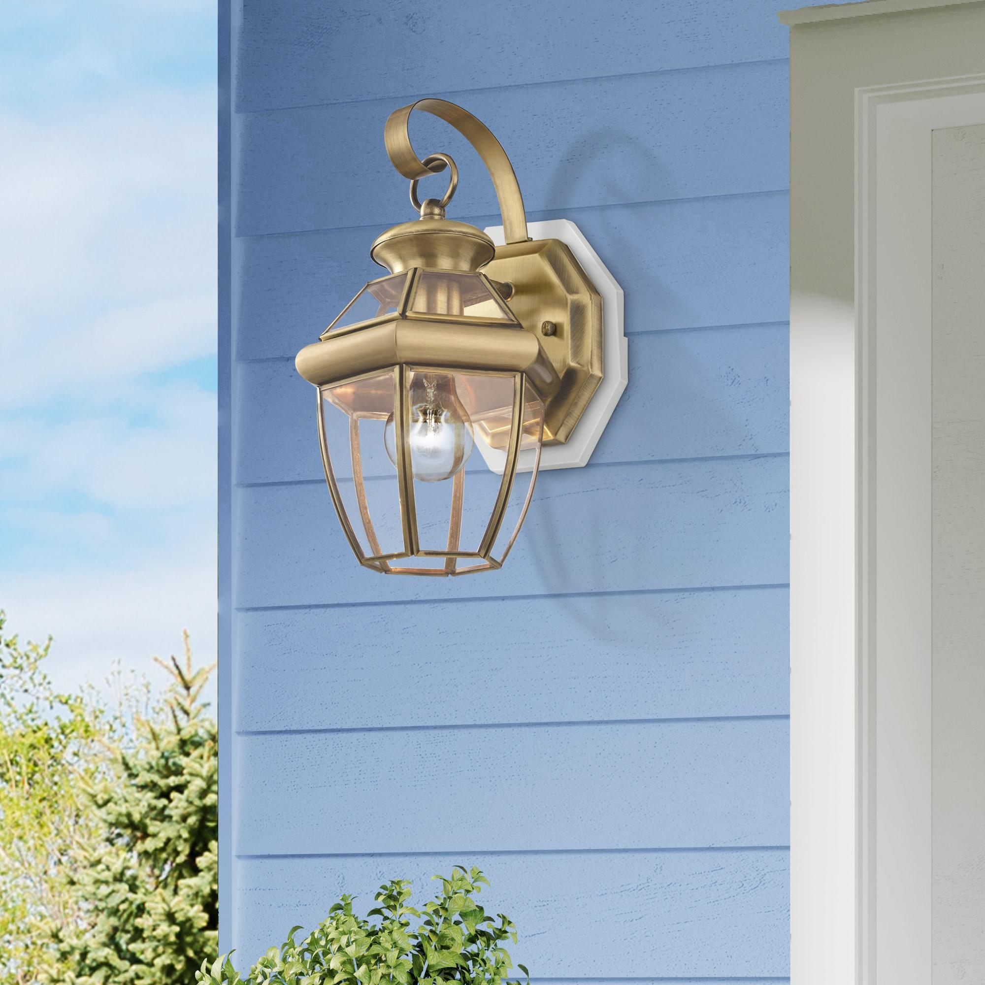 Livex Lighting Monterey 1 - Light Wall Light in  Antique Brass
