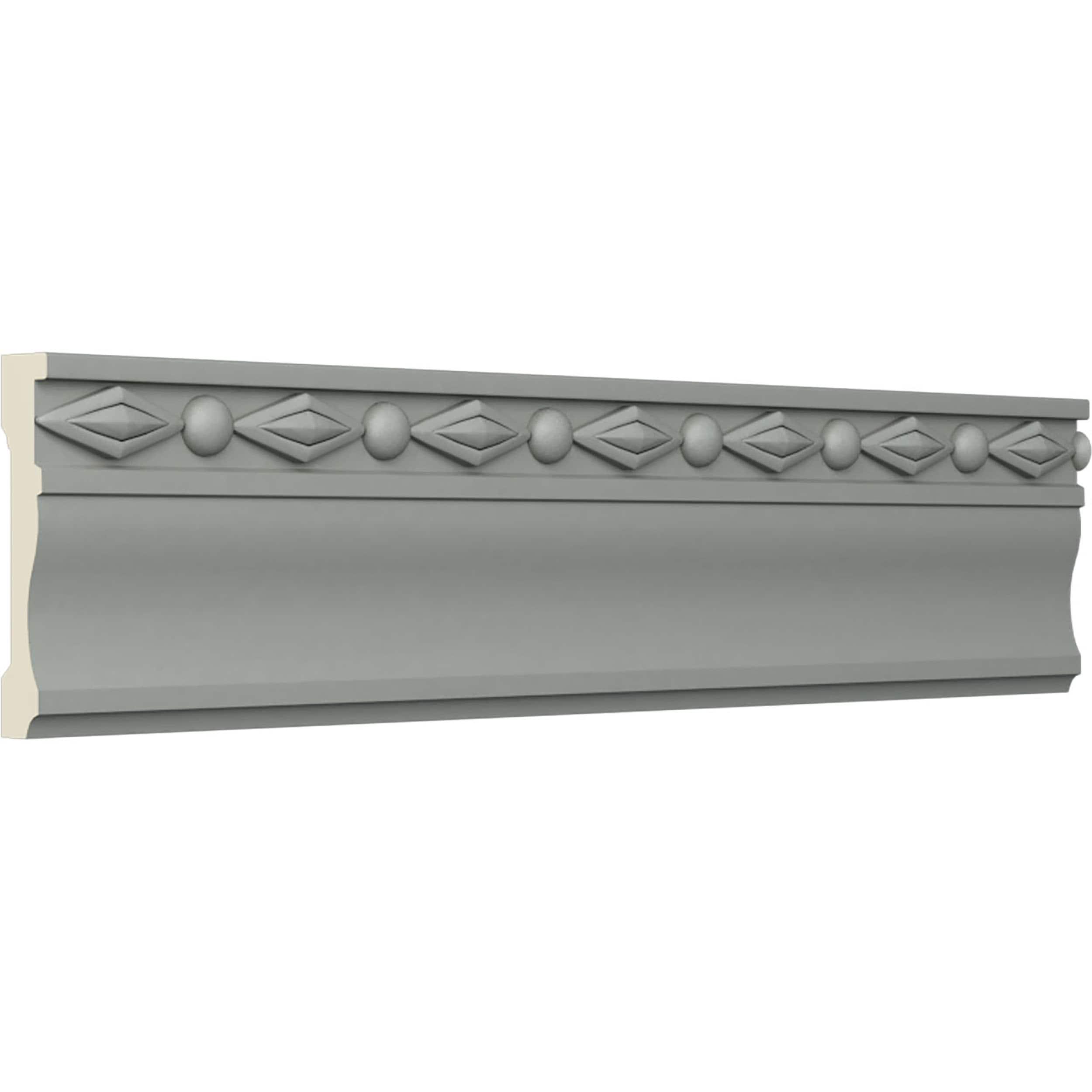 2 1/4"H x 1/2"P x 94 1/2"L Federal Chair Rail (Set of 8)