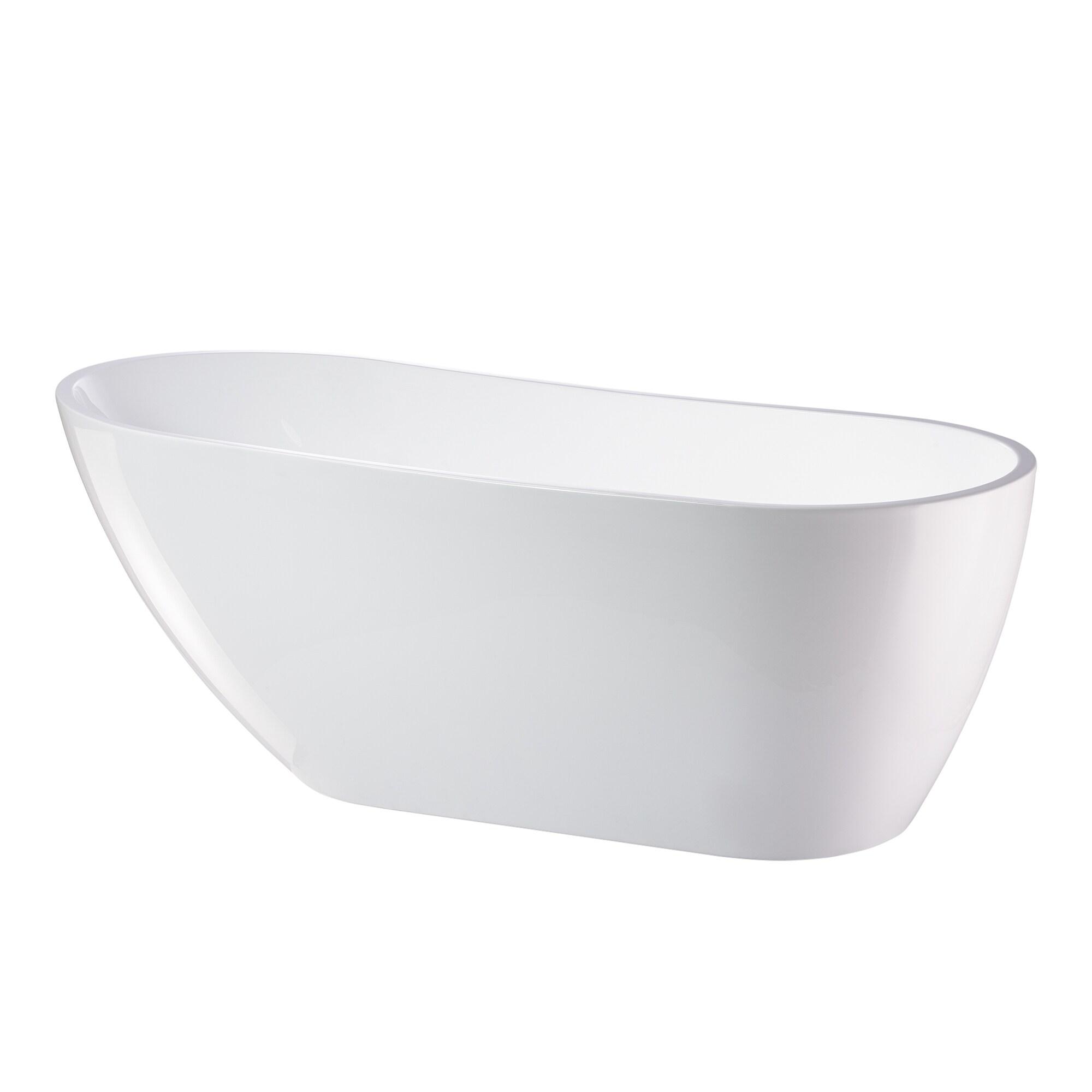 Cora 67" x 32" Freestanding Acrylic Bathtub
