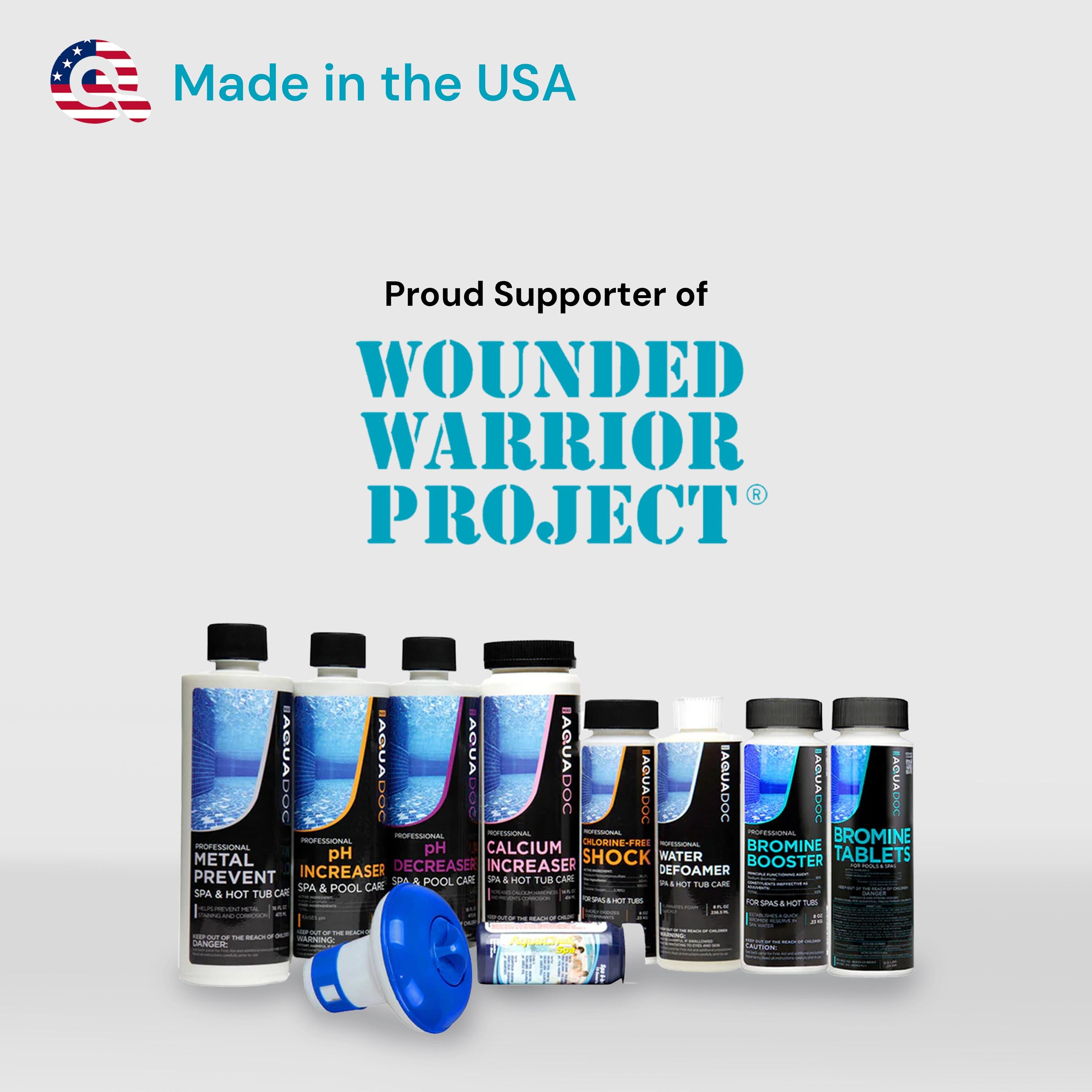 Aquadoc Bromine Hot Tub Starter Kit for Spas, Complete Spa Maintenance Kit with Bromine Tablets & Complete Hot Tub Chemicals Starter Kit (Bromine Hot Tub Starter Kit)