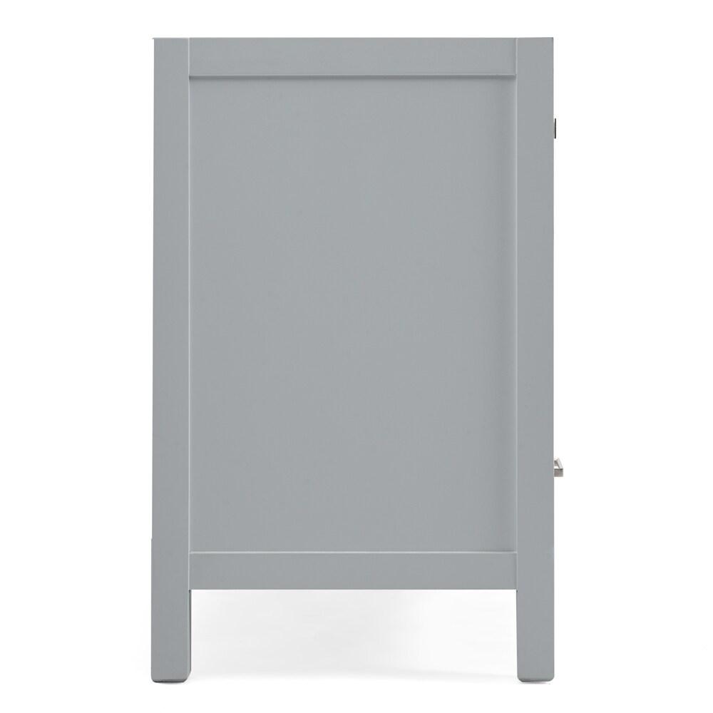 Ariel A061d-Bc Cambridge 60" Double Free Standing Vanity Cabinet Only - Grey