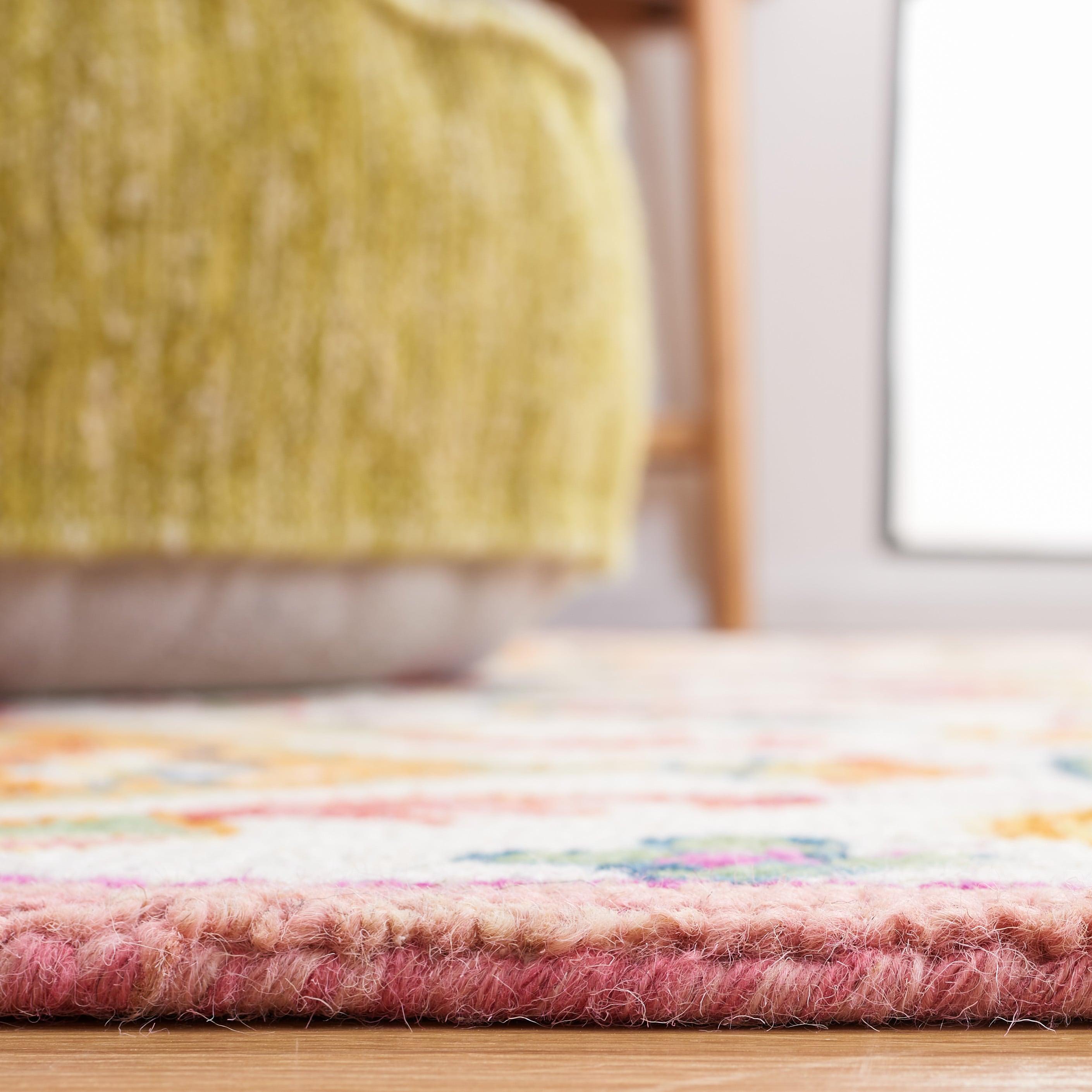 Blossom BLM456 Hand Tufted Area Rug - Ivory/Multi - 3'x5' - Safavieh.