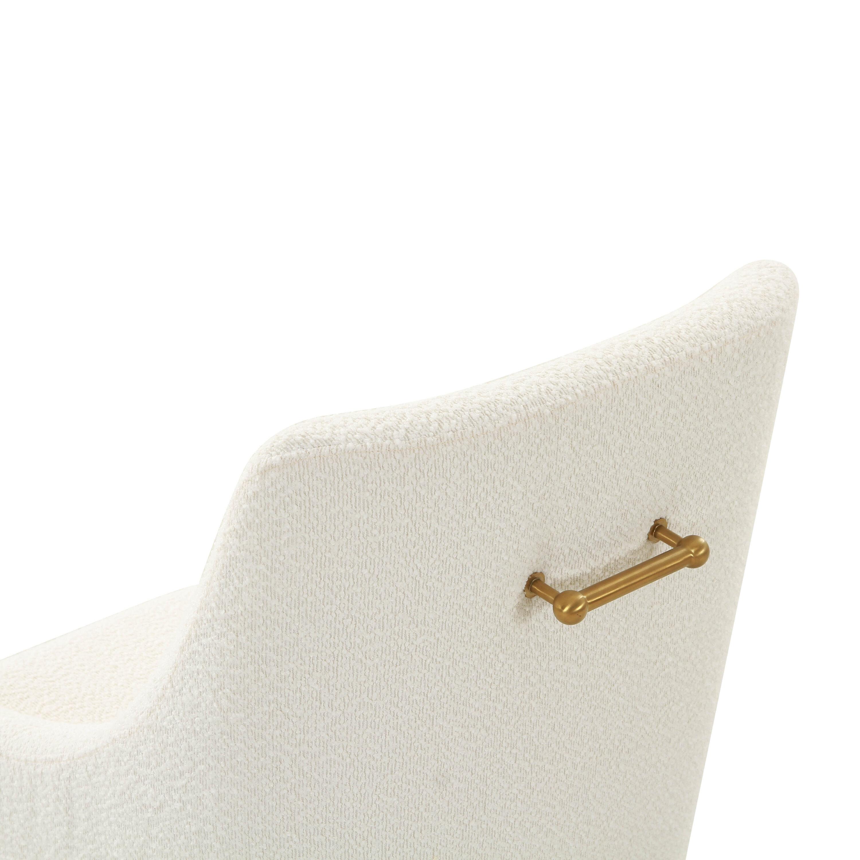 Beatrix 19'' H Velvet Upholstered Metal Parsons Chair