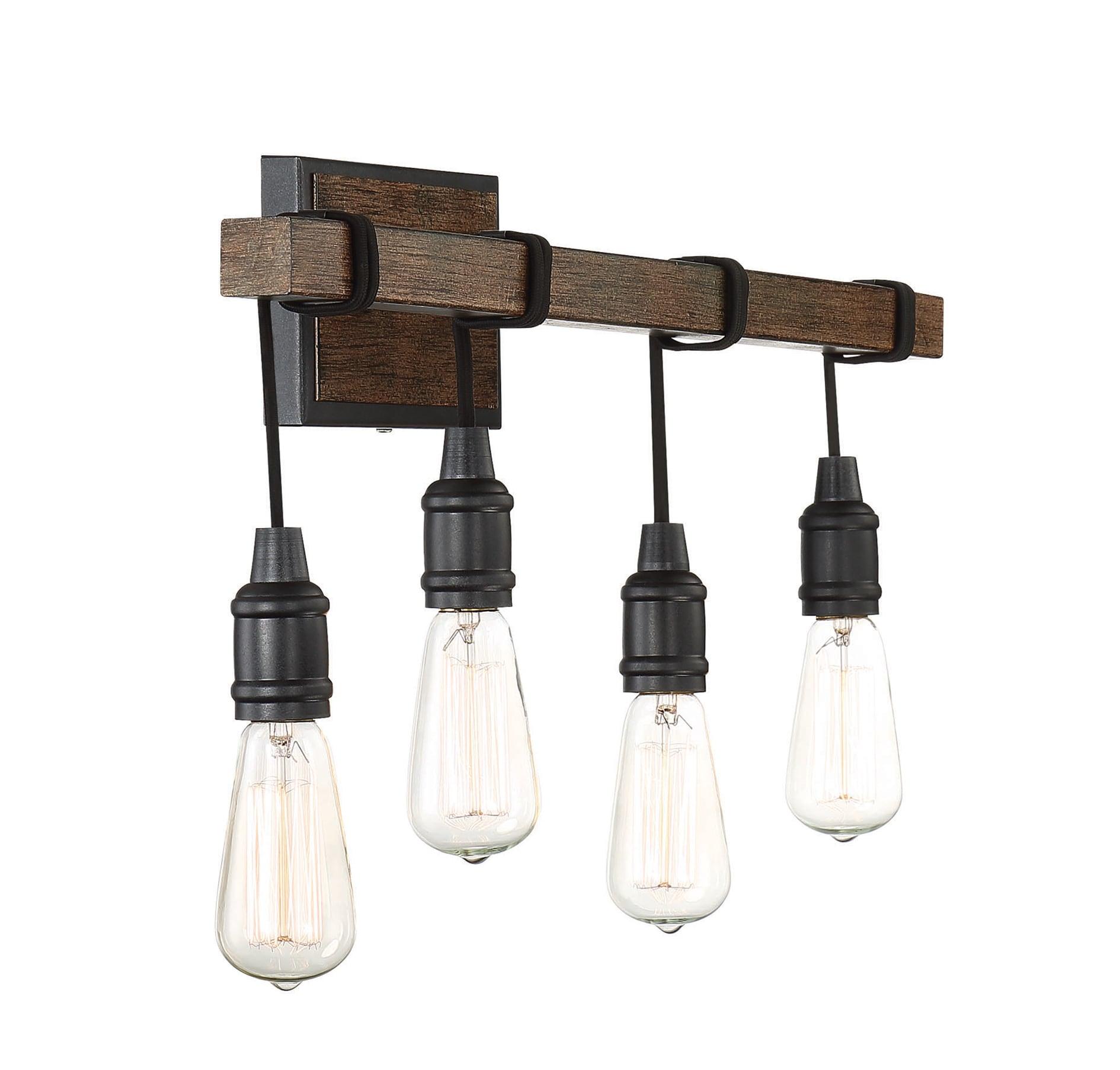 Savoy House Burgess 4 - Light Vanity in  Durango
