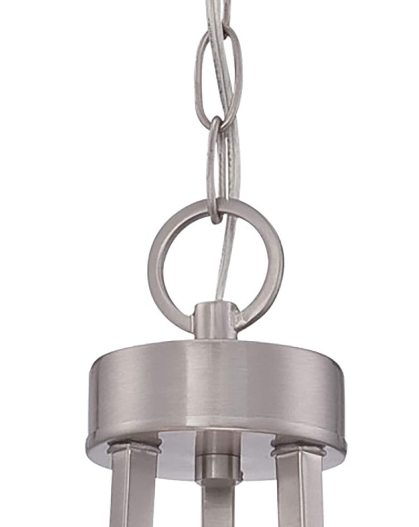 Minka Lavery 4103-84 Parsons Studio 3 Light Chandelier in Brushed Nickel