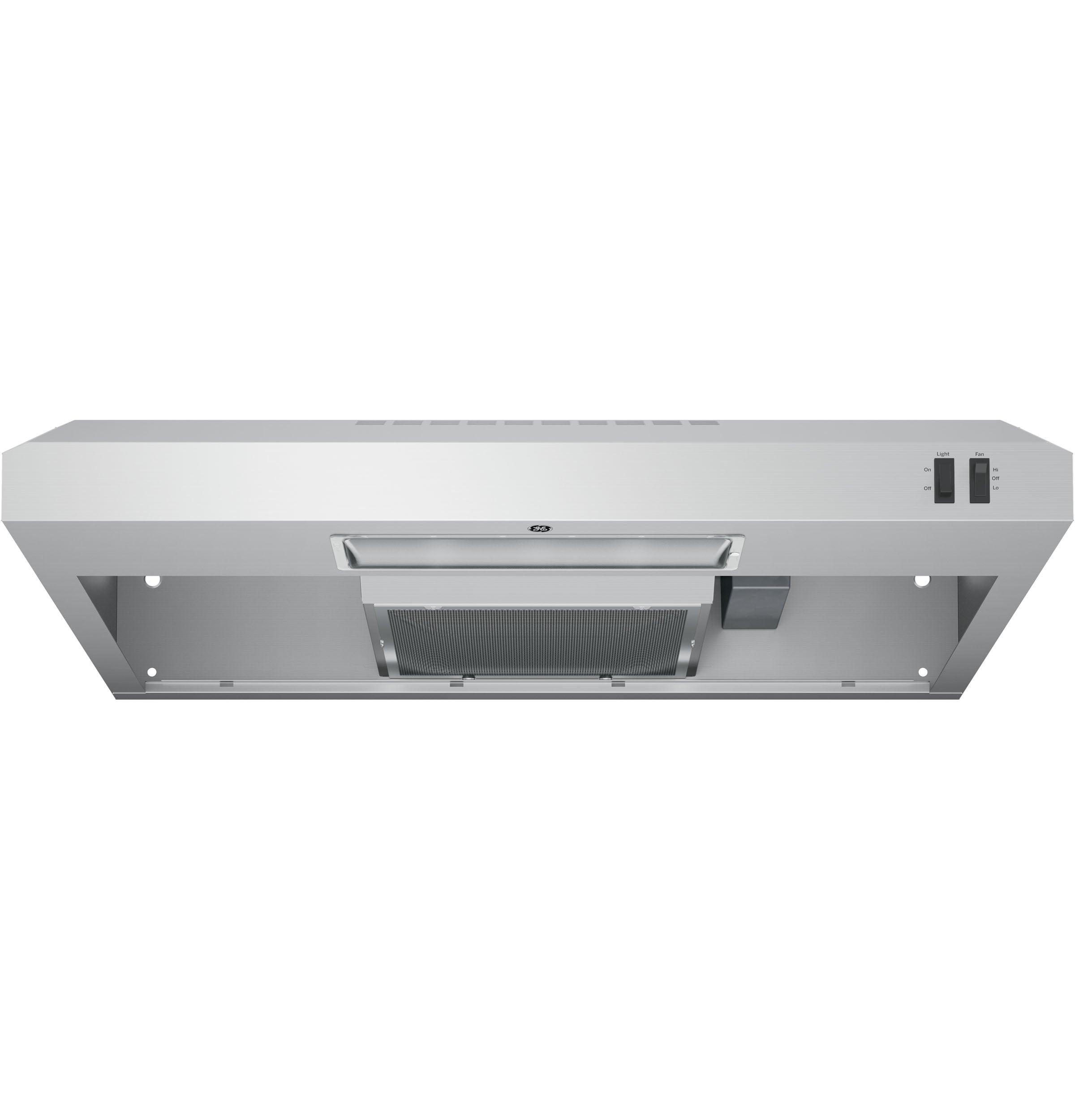 Ge Jvx3300j 200 Cfm 30" Wide Under Cabinet Range Hood - Stainless Steel