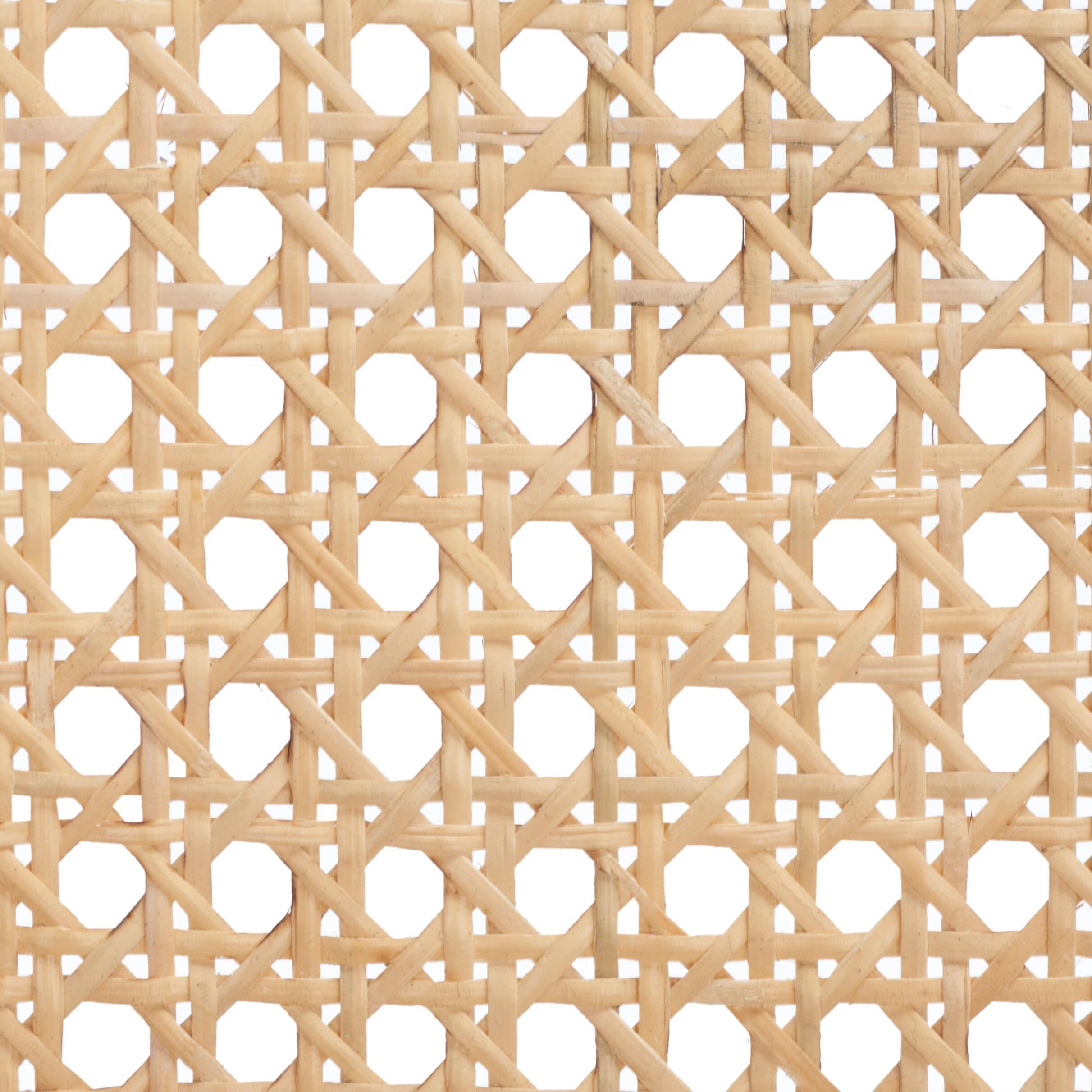 Silus Backless Cane Counter Stool - Black/Natural - Safavieh