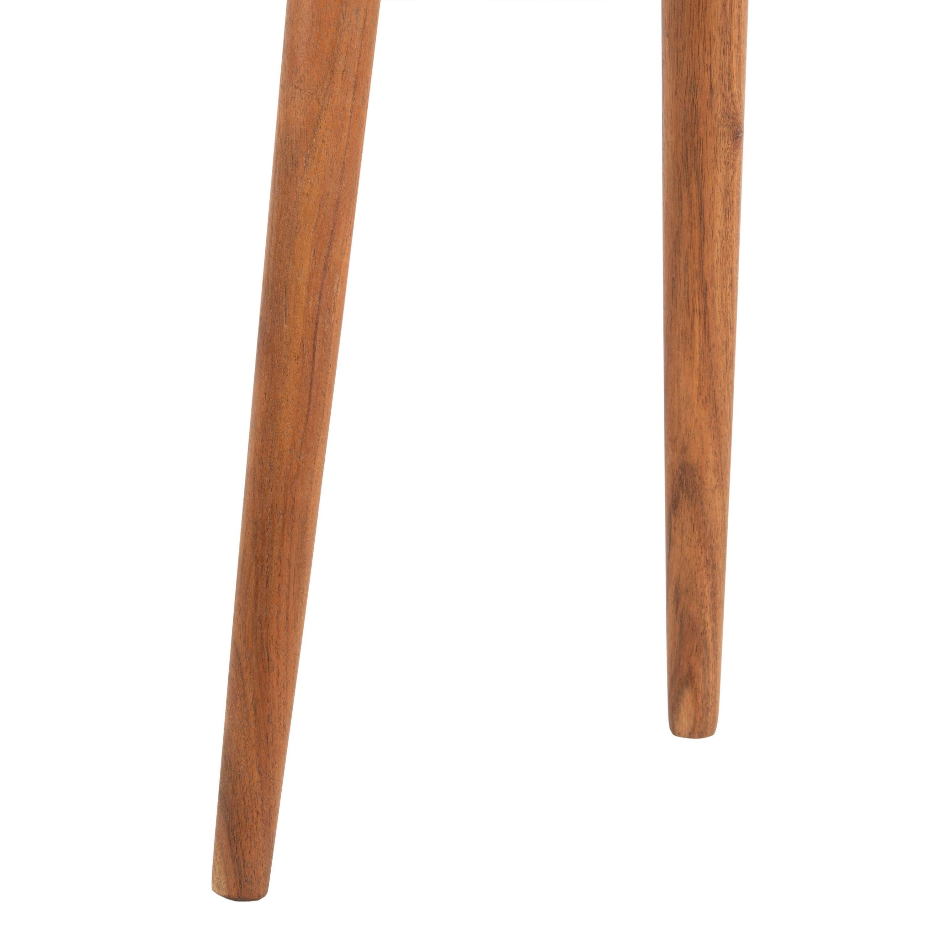 Valerie Marble Accent Table - White Marble/Brass - Safavieh.