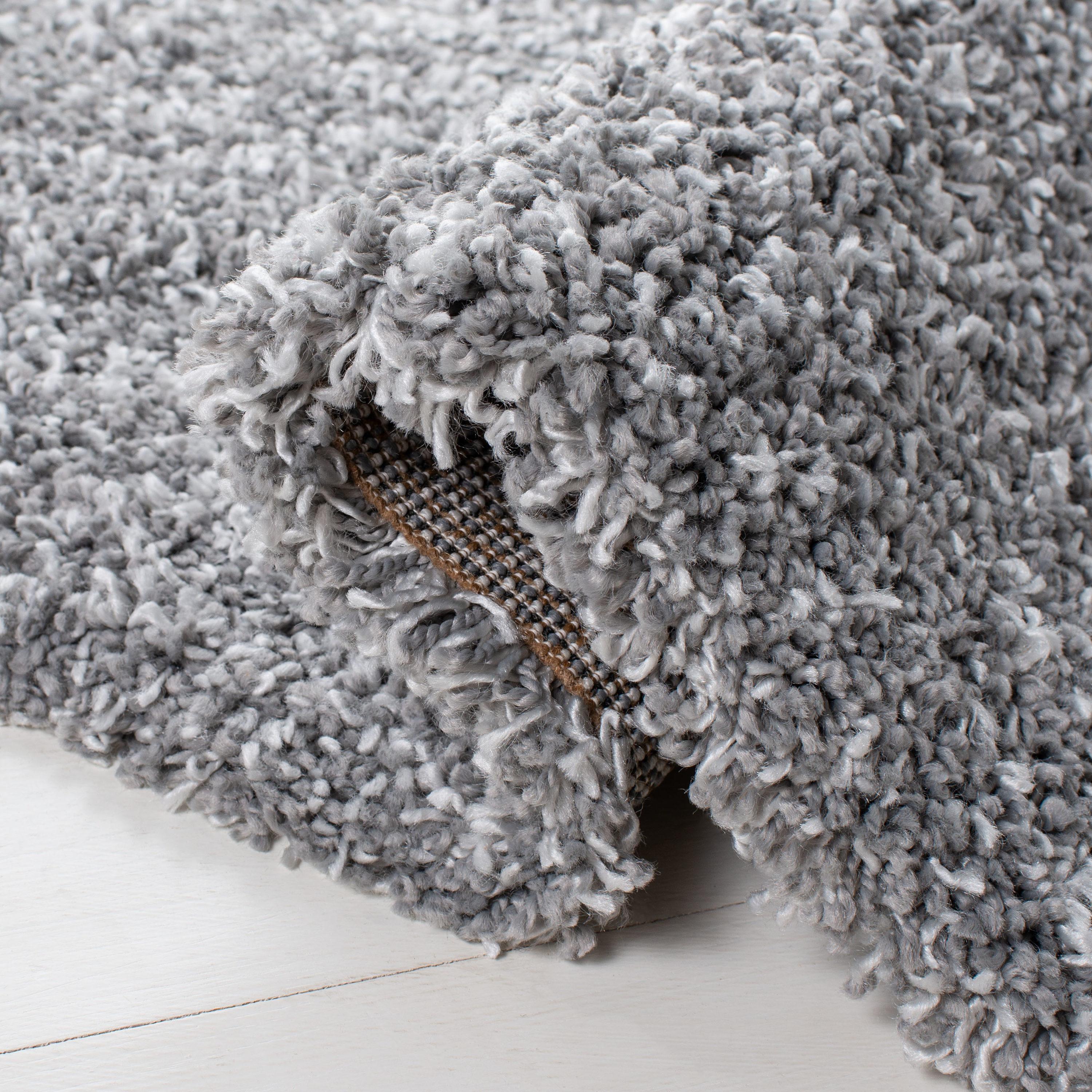 Evolution Shag EVO520 Power Loomed Area Rug - Grey - 5'3"x7'6" - Safavieh.