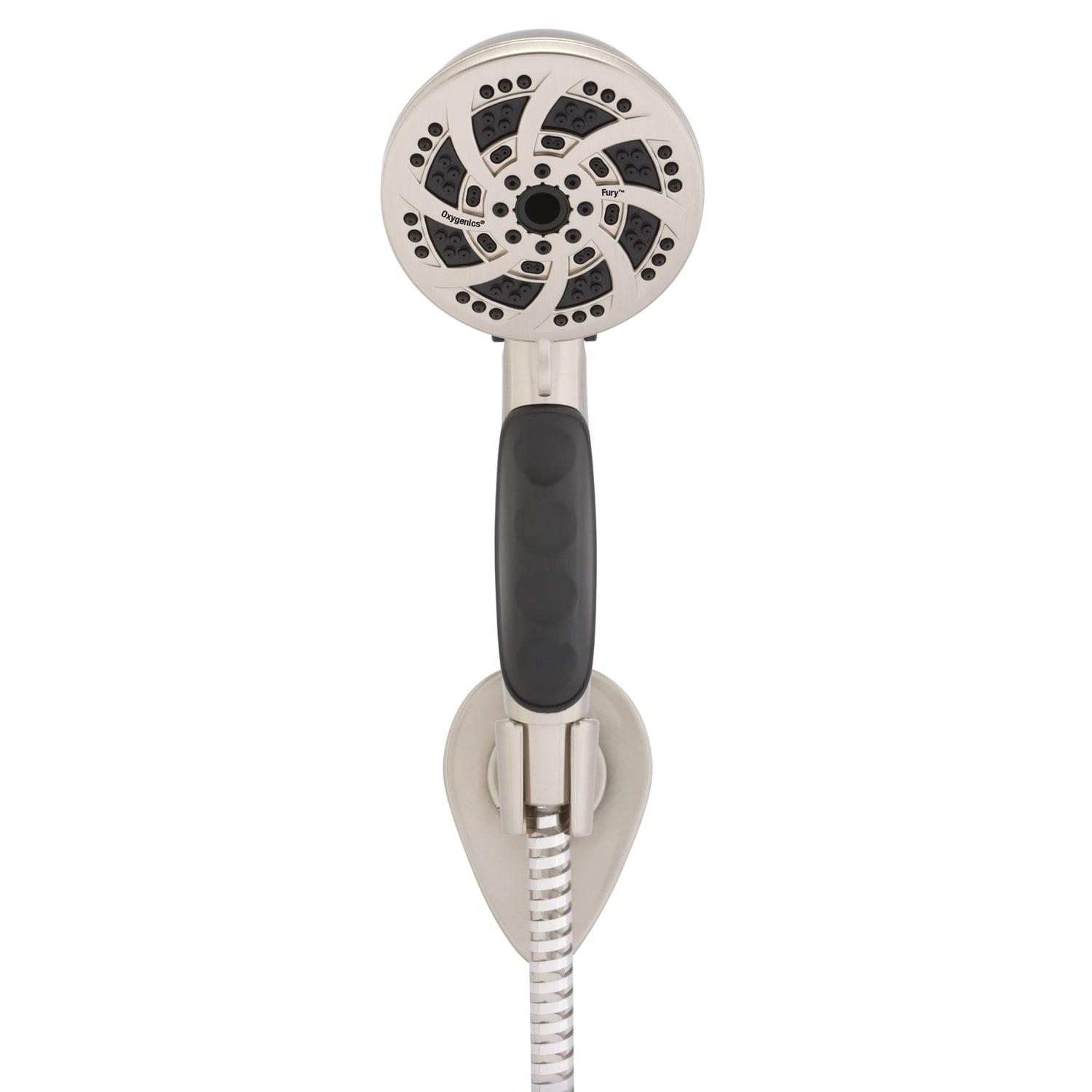 Oxygenics Fury RV Brushed Nickel Handheld Shower Head