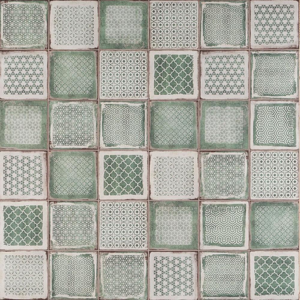 Bond Tile 8" x 8" Encaustic Patterned Look Wall & Floor Tile