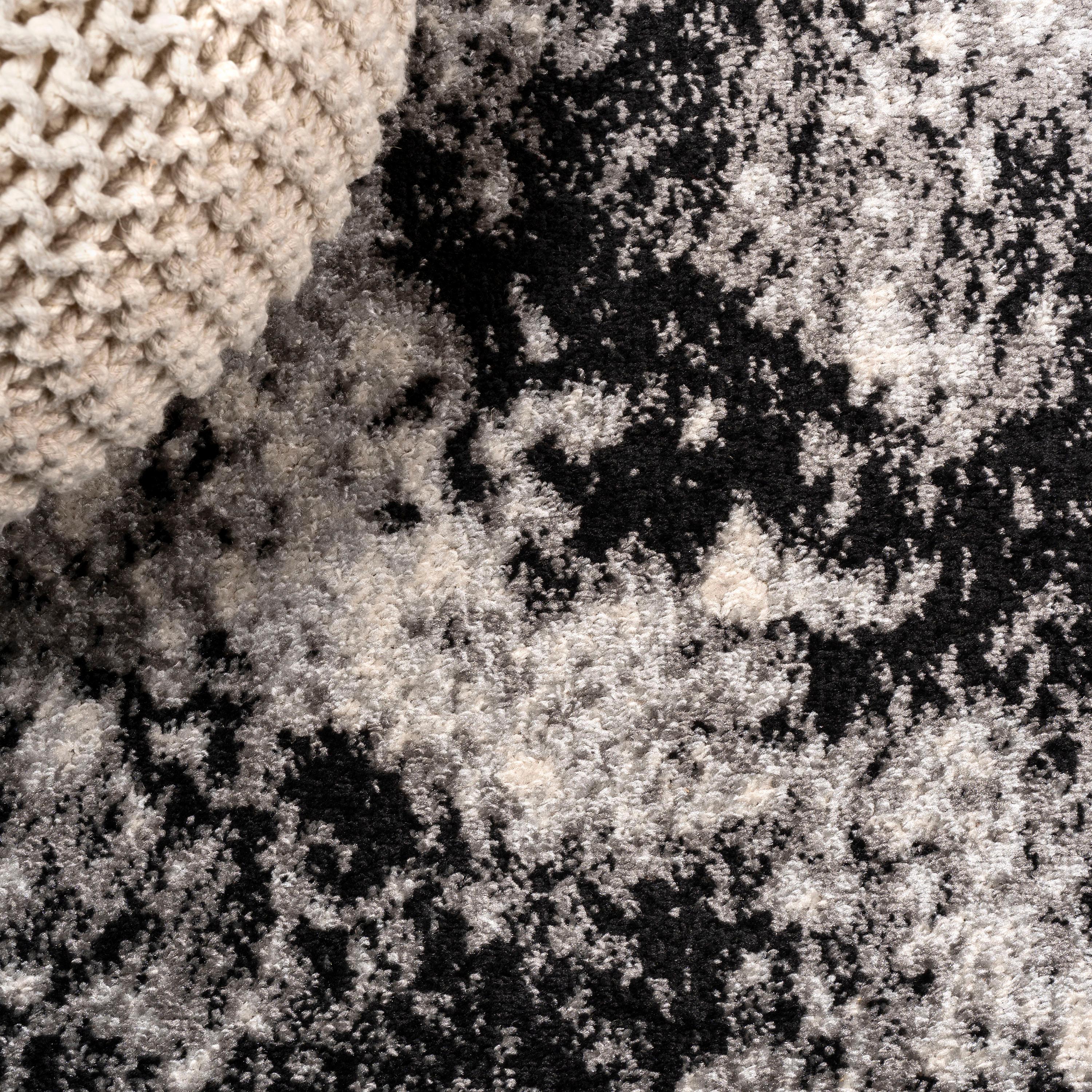 3'x5' Dune Modern Abstract Area Rug, Cream/Gray - JONATHAN Y