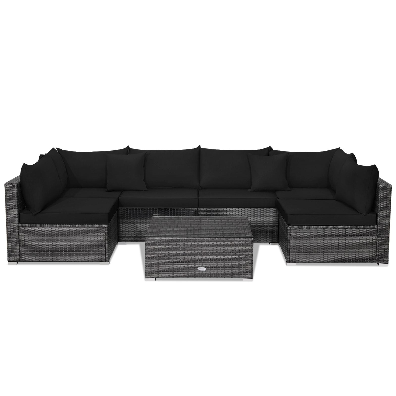 Costway 6 - Person Seating Group with Cushions & Reviews | Wayfair