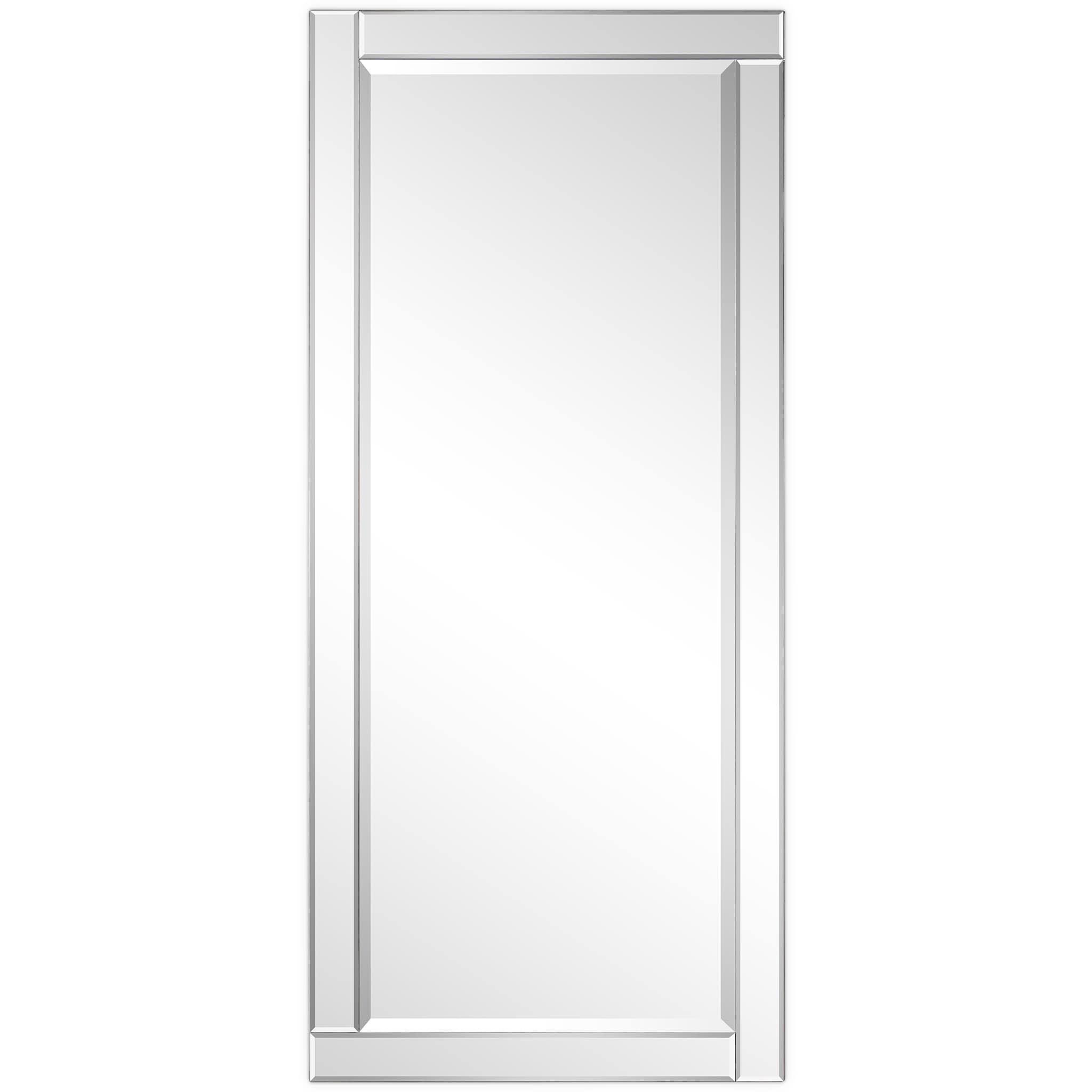 Empire Art Direct  Moderno Beveled Rectangle Wall Mirror