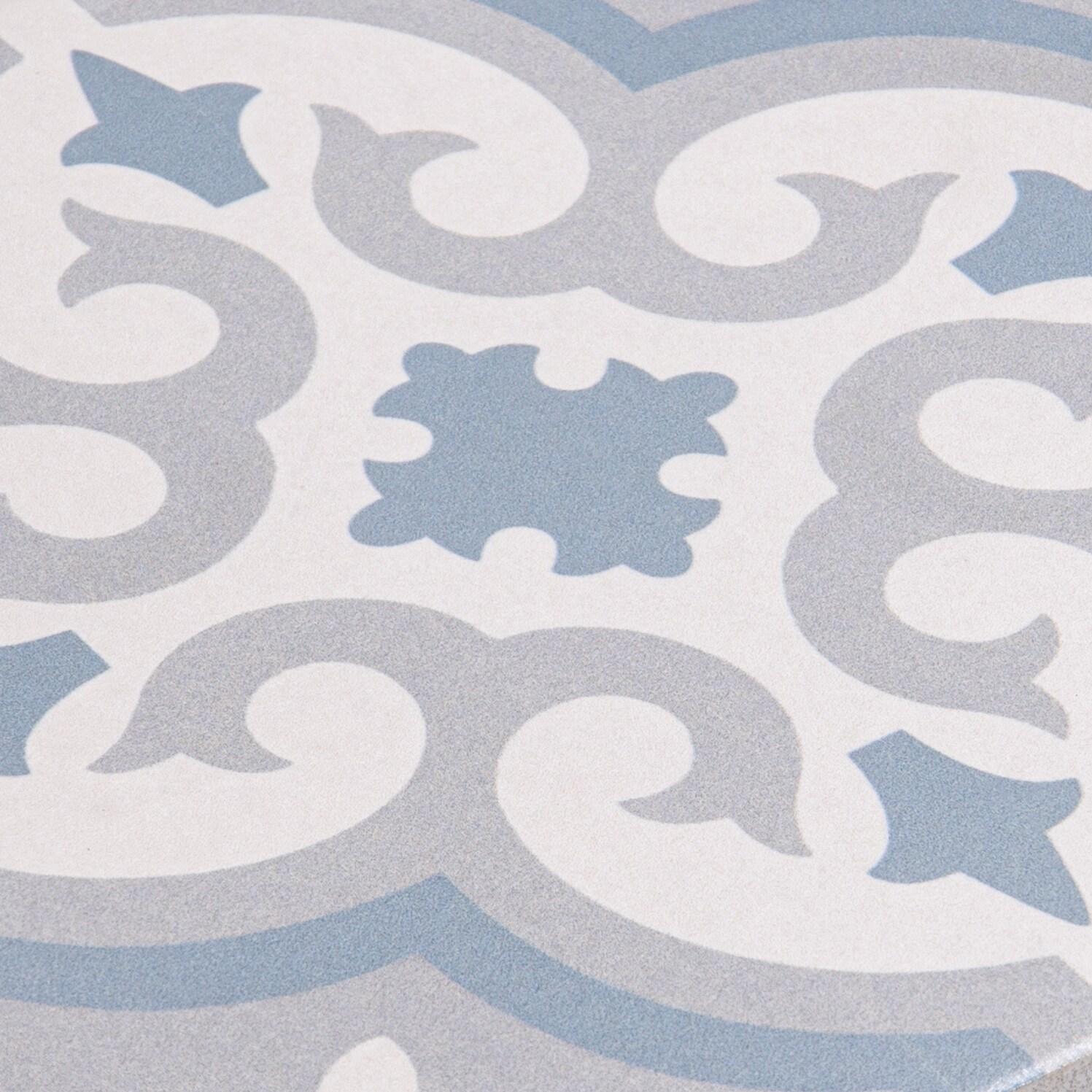 SAMPLE-Bliss 8" x 8" Porcelain Spanish / Moroccan Wall & Floor Tile