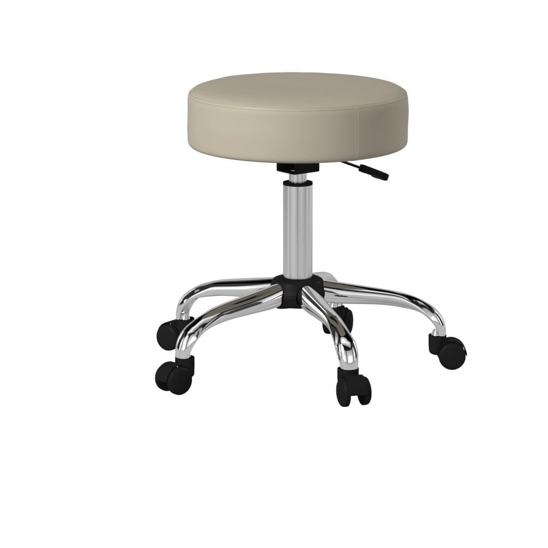 Boss Office & Home B240-BG Transitional Adjustable Upholstered Medical Stool, Beige