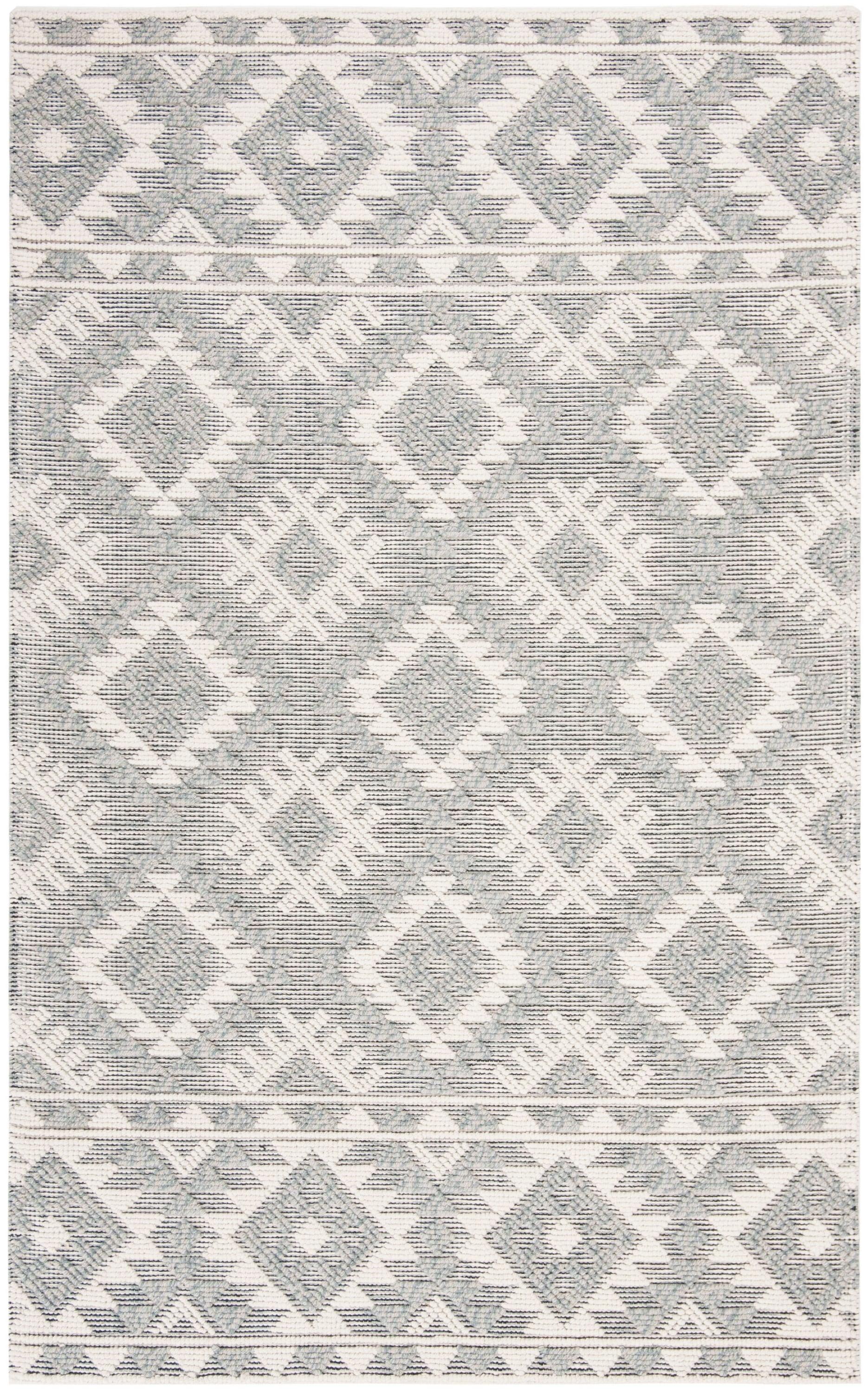 Natura NAT629 Hand Woven Area Rug - Cream/Aqua - 8'9"x11'9" - Safavieh.