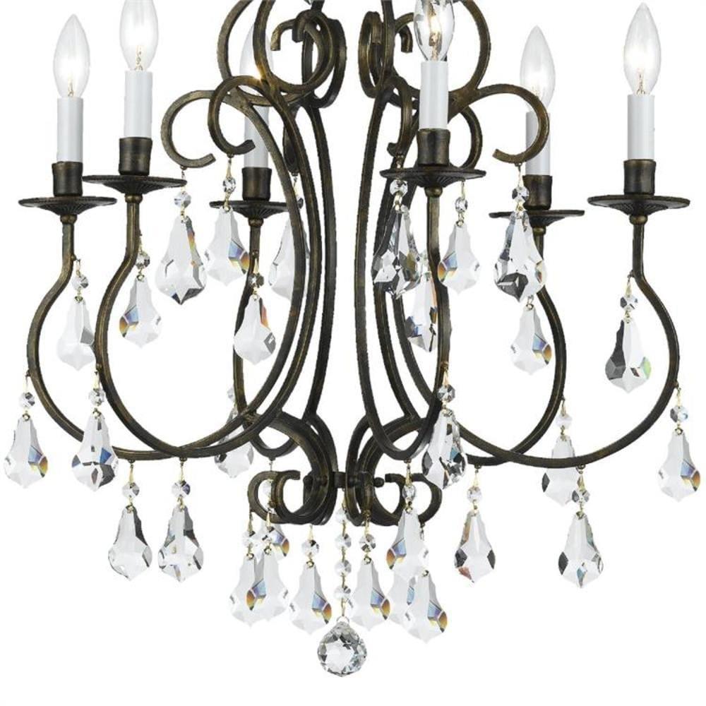 Crystorama Lighting - Chandelier - Ashton - Six Light Chandelier in Traditional