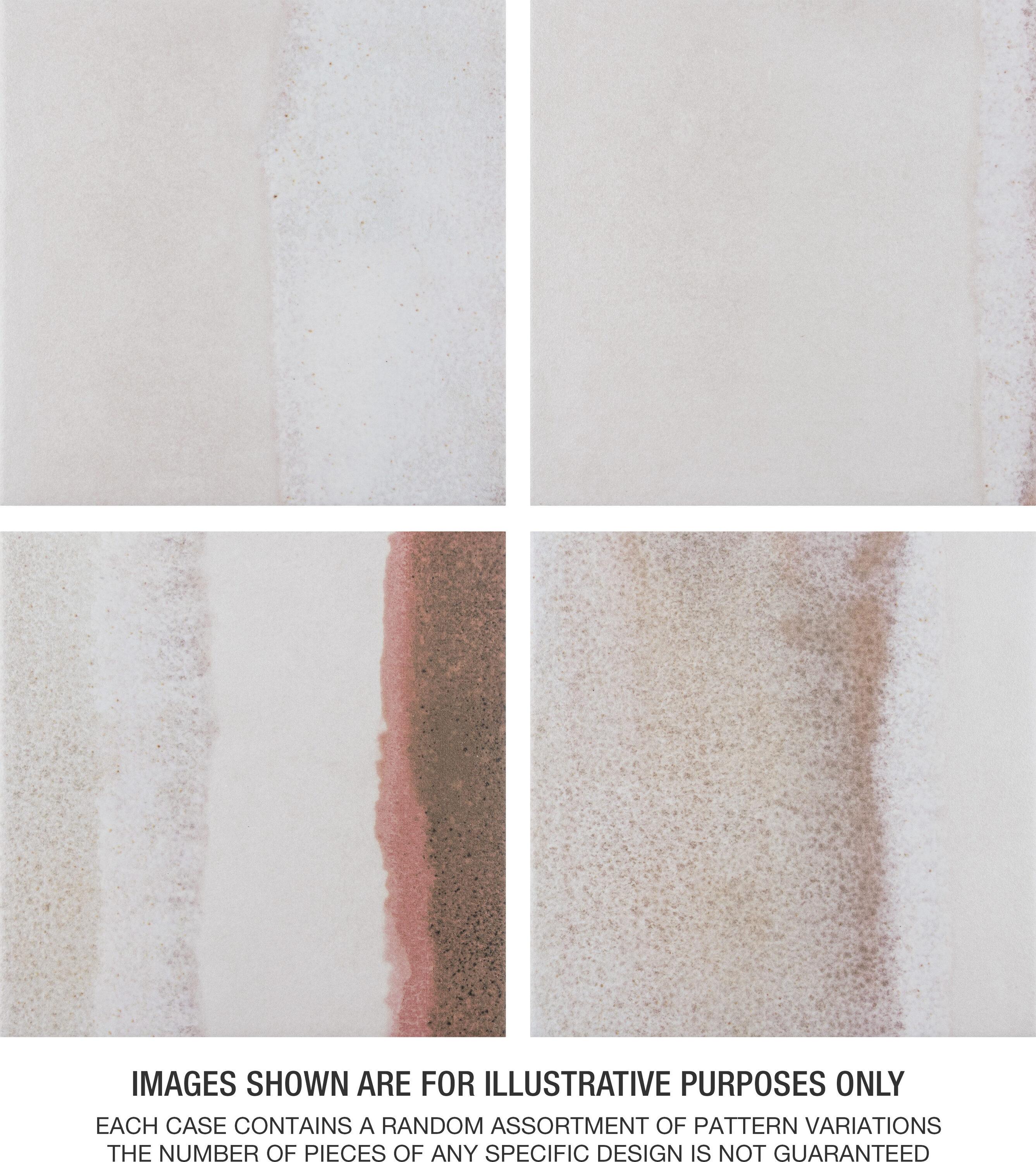 Matter Canvas 6" x 6" Porcelain Stone Look Floor and Wall Tile