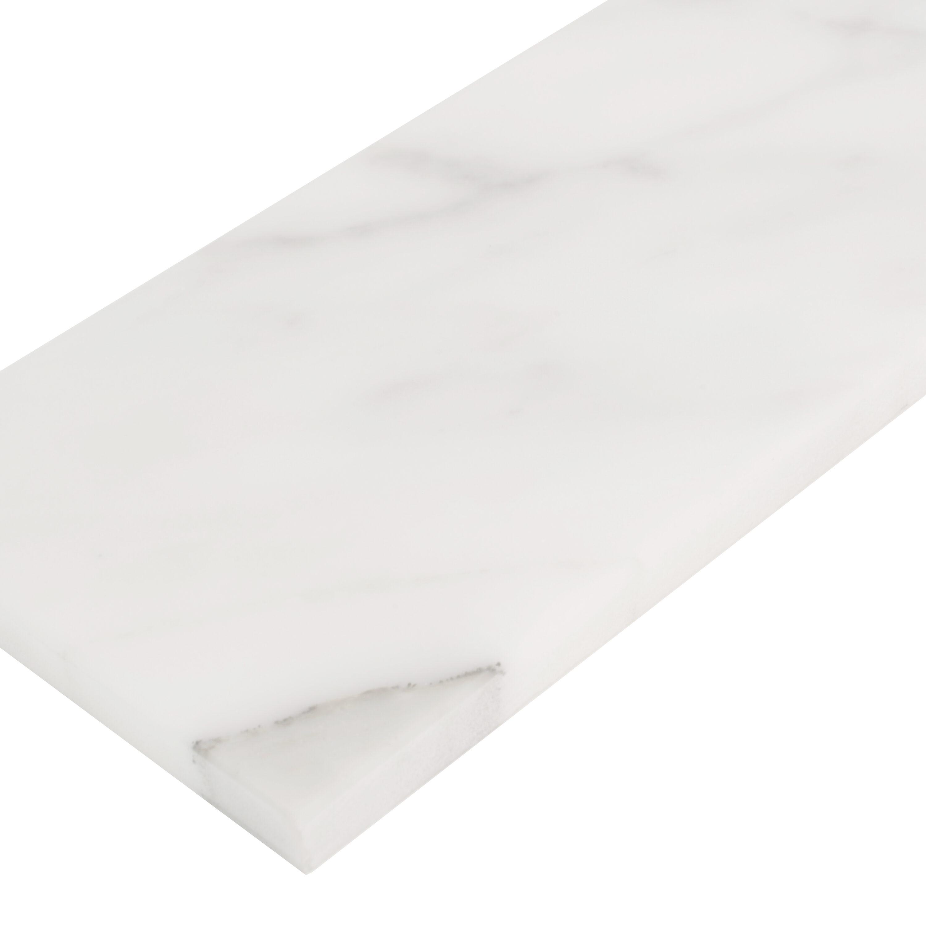 4" x 12" Marble Look Subway Wall & Floor Tile