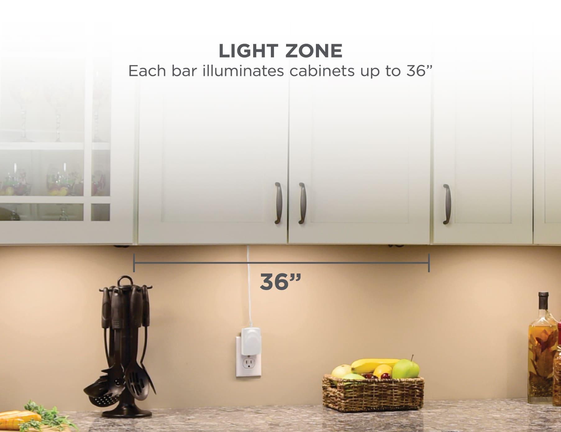 PureOptics™ LED by BLACK+DECKER® LEDUC9-3WK LED 9'' Under Cabinet Linkable Light Bar