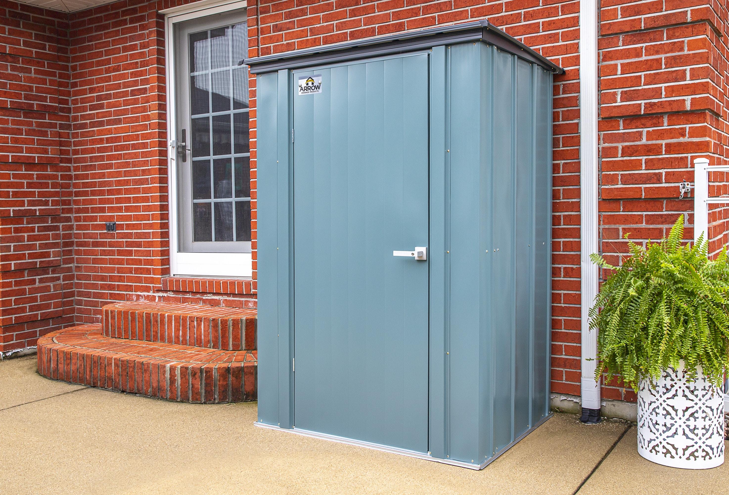 Arrow Spacemaker 4 ft. W x 3 ft. D Metal Vertical Storage Shed