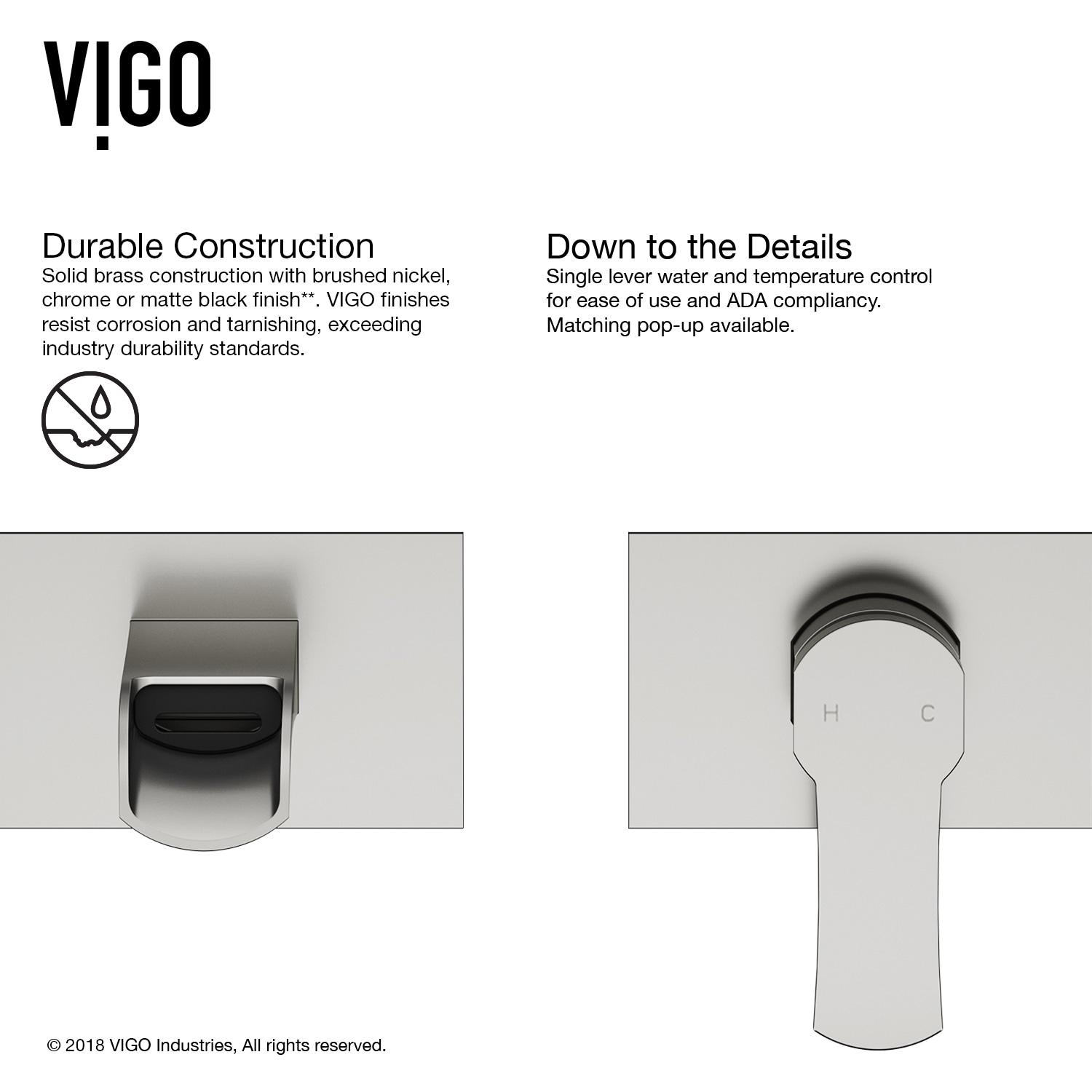 Cornelius Wall Mounted Bathroom Faucet