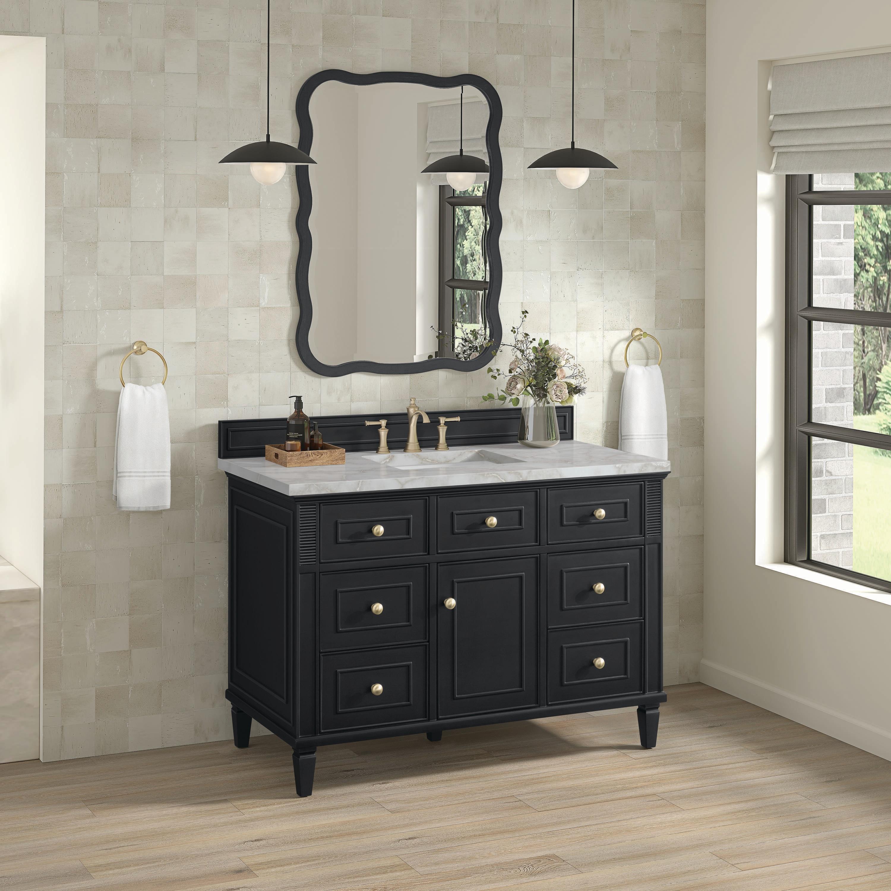 James Martin Vanities Lorelai 48'' Single Bathroom Vanity with Top
