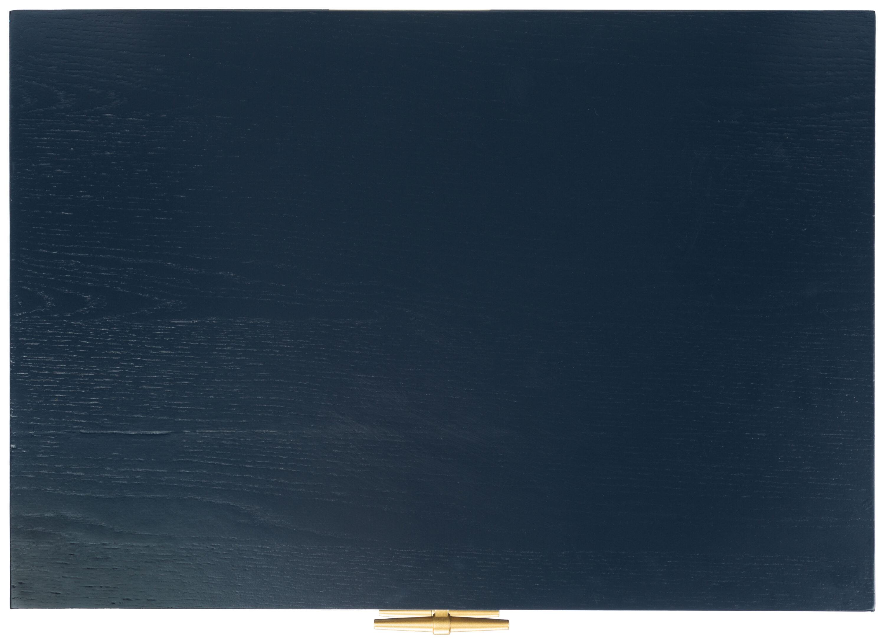 Fenno 2 Drawer Nightstand - Teal/Brass - Safavieh.