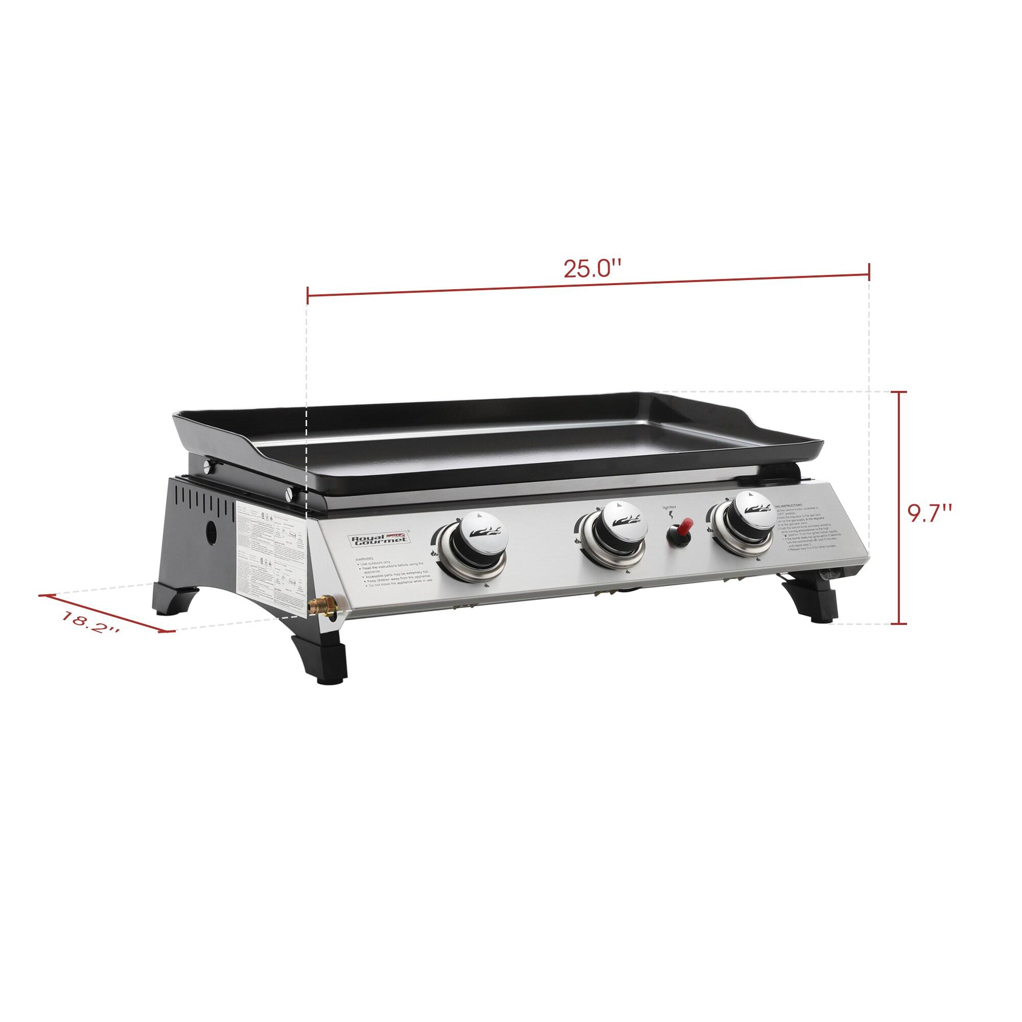 Royal Gourmet3 - Burner Liquid Propane 26400 BTU Gas Grill