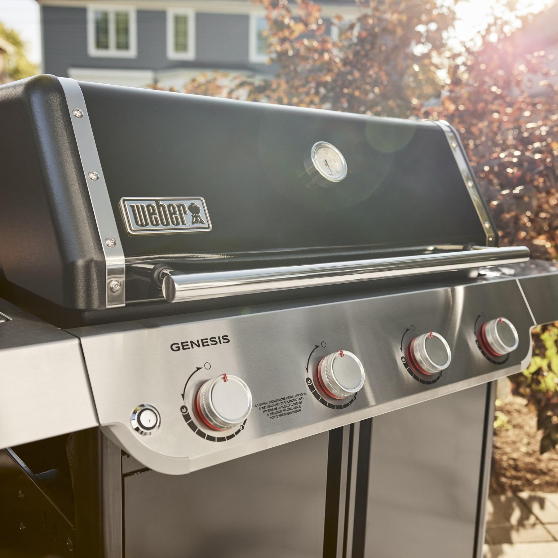 Weber Genesis E-415 Liquid Propane Gas Grill, Black